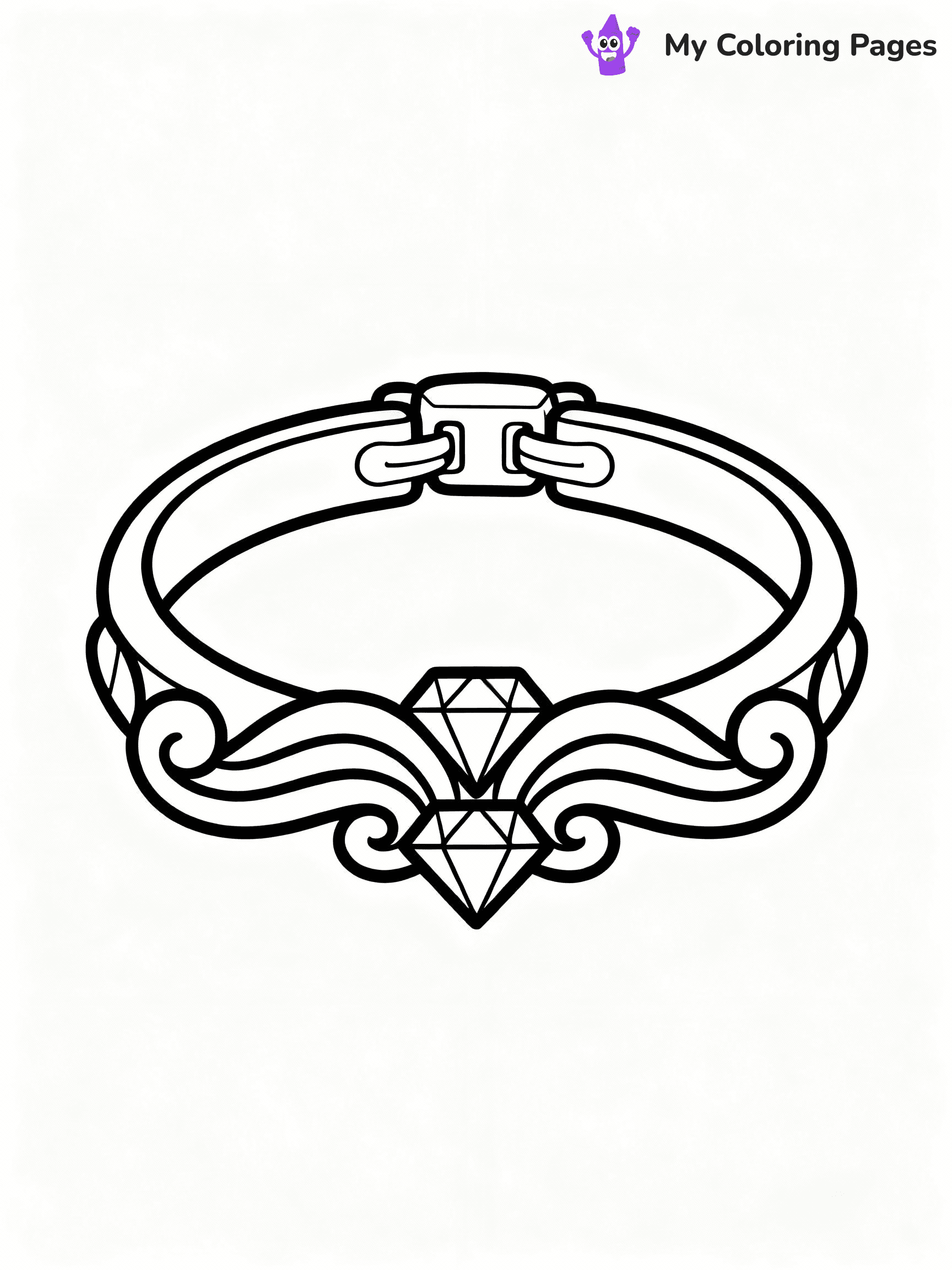 Diamond Coloring Pages - 25