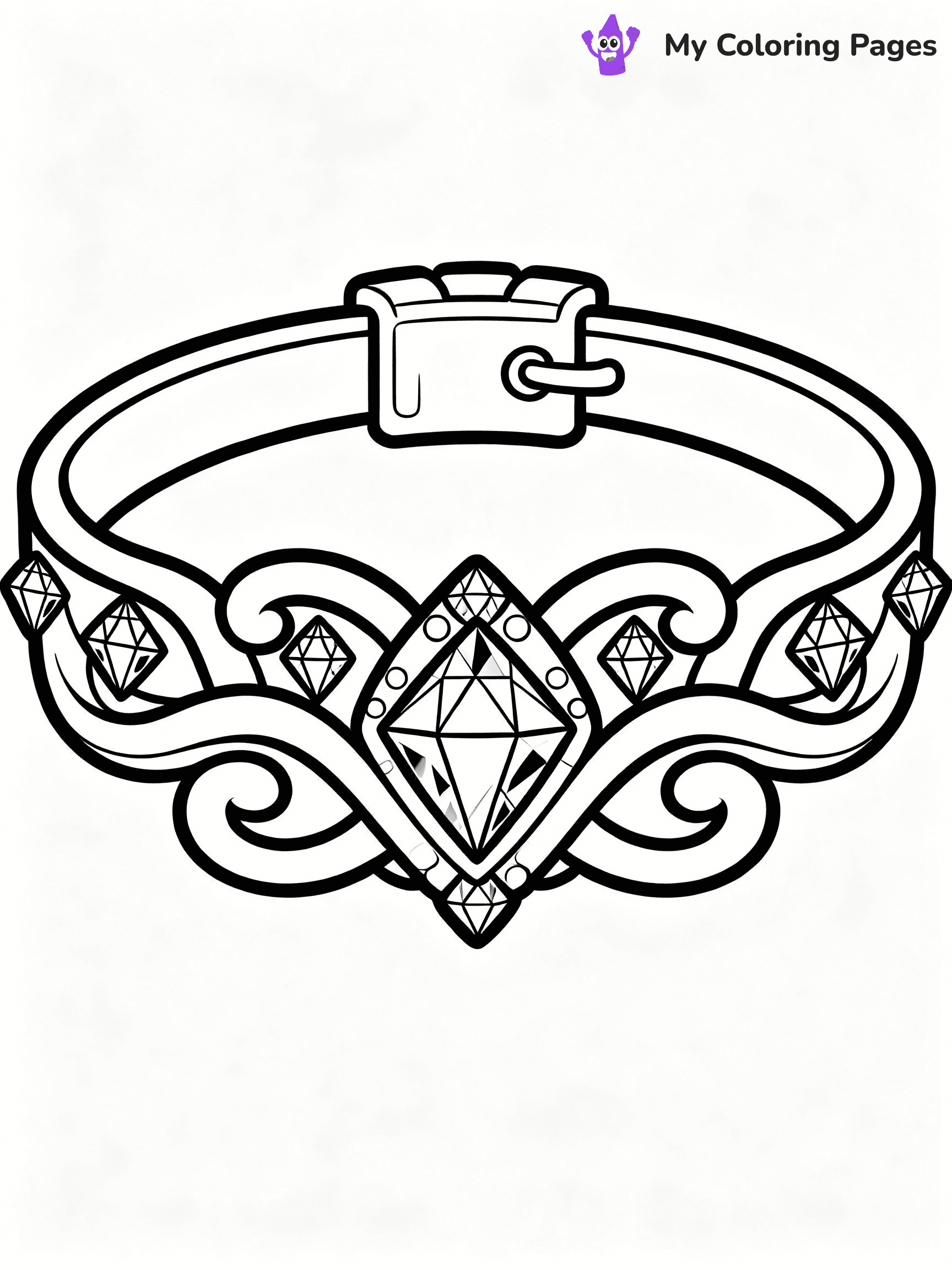 Diamond Coloring Pages - 20