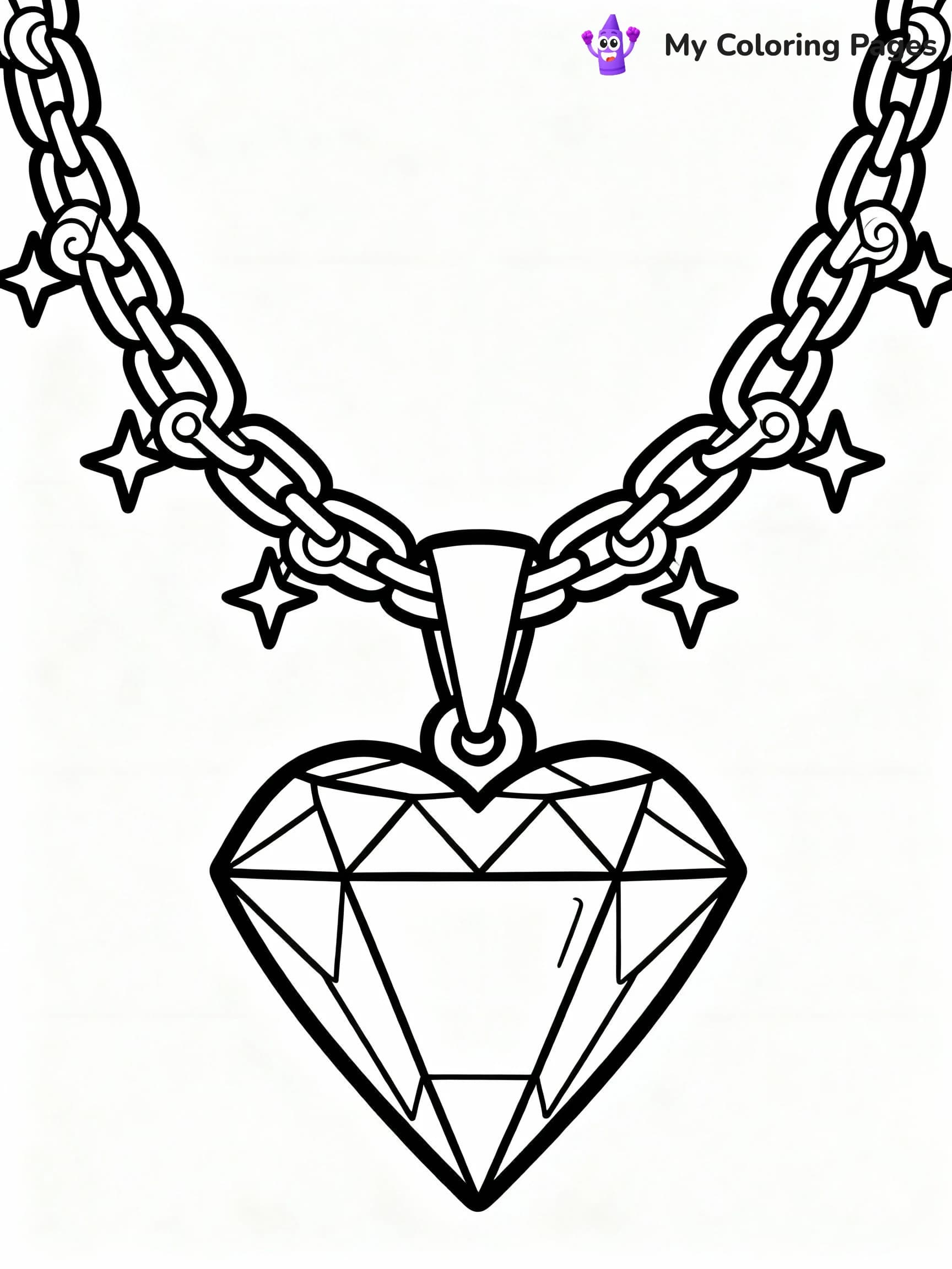 Diamond Coloring Pages - 18