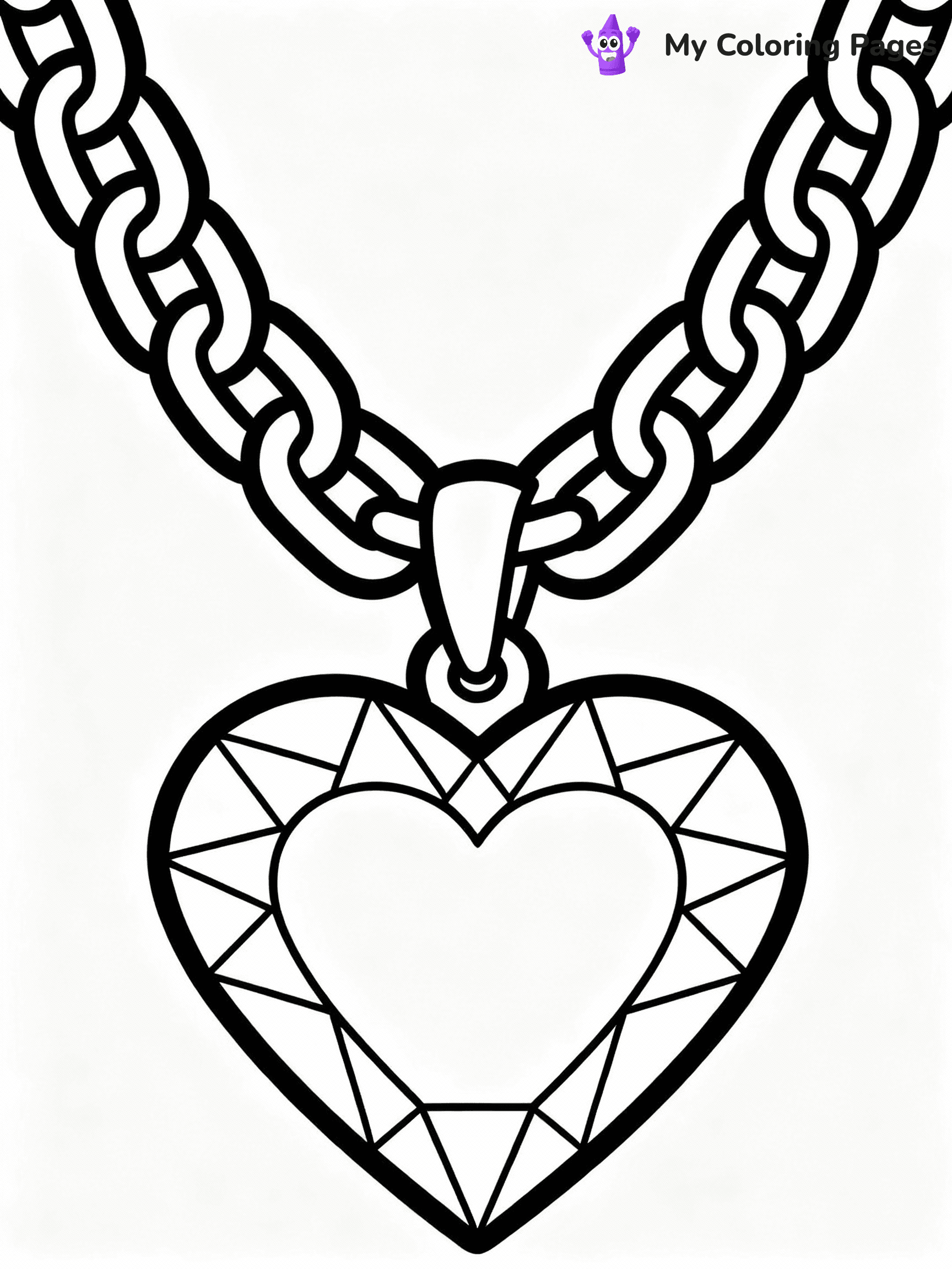 Diamond Coloring Pages - 17