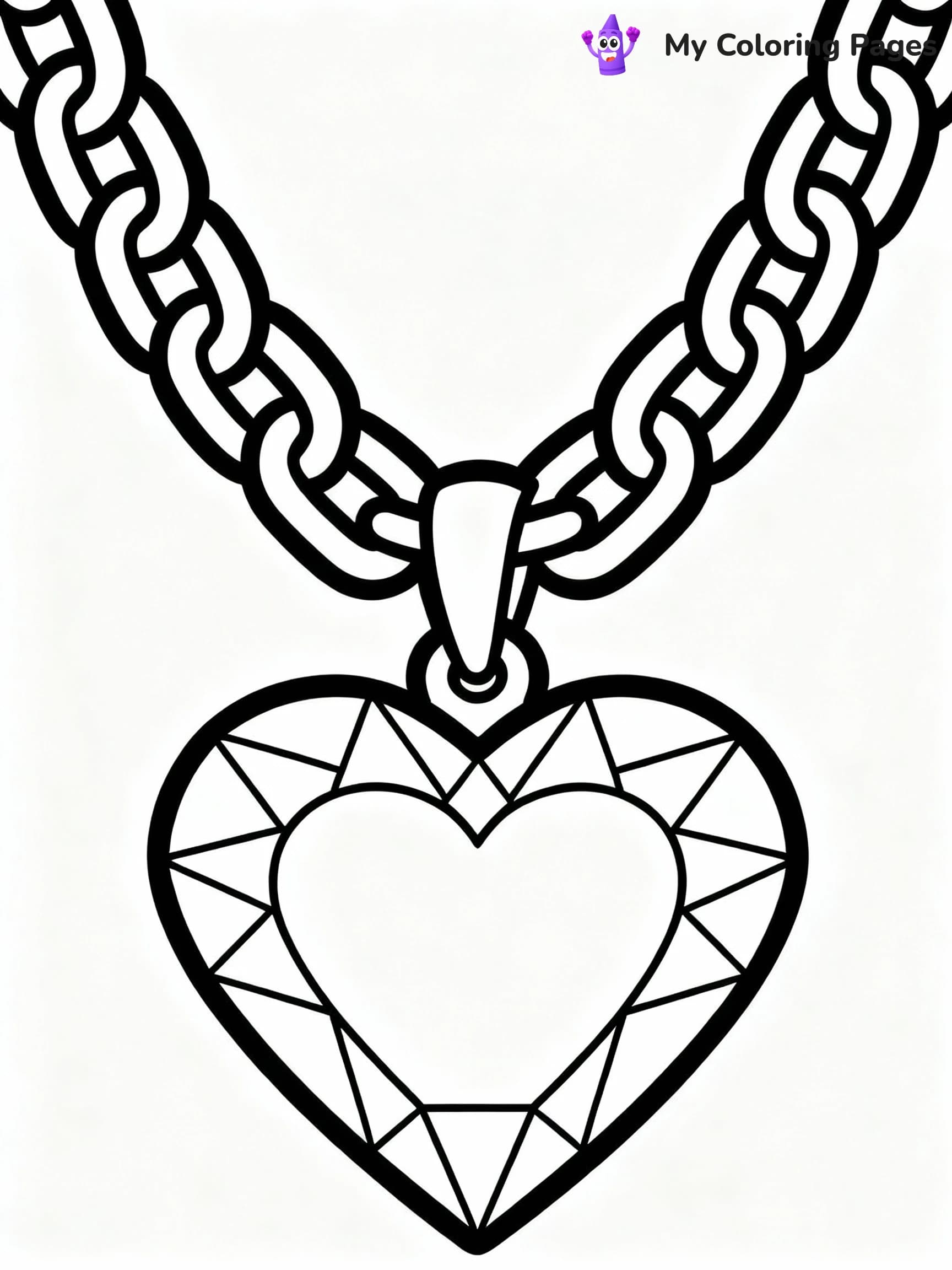 Diamond Coloring Pages - 17