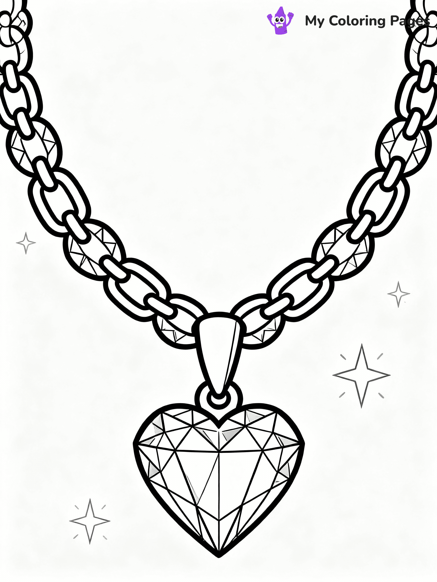 Diamond Coloring Pages - 16