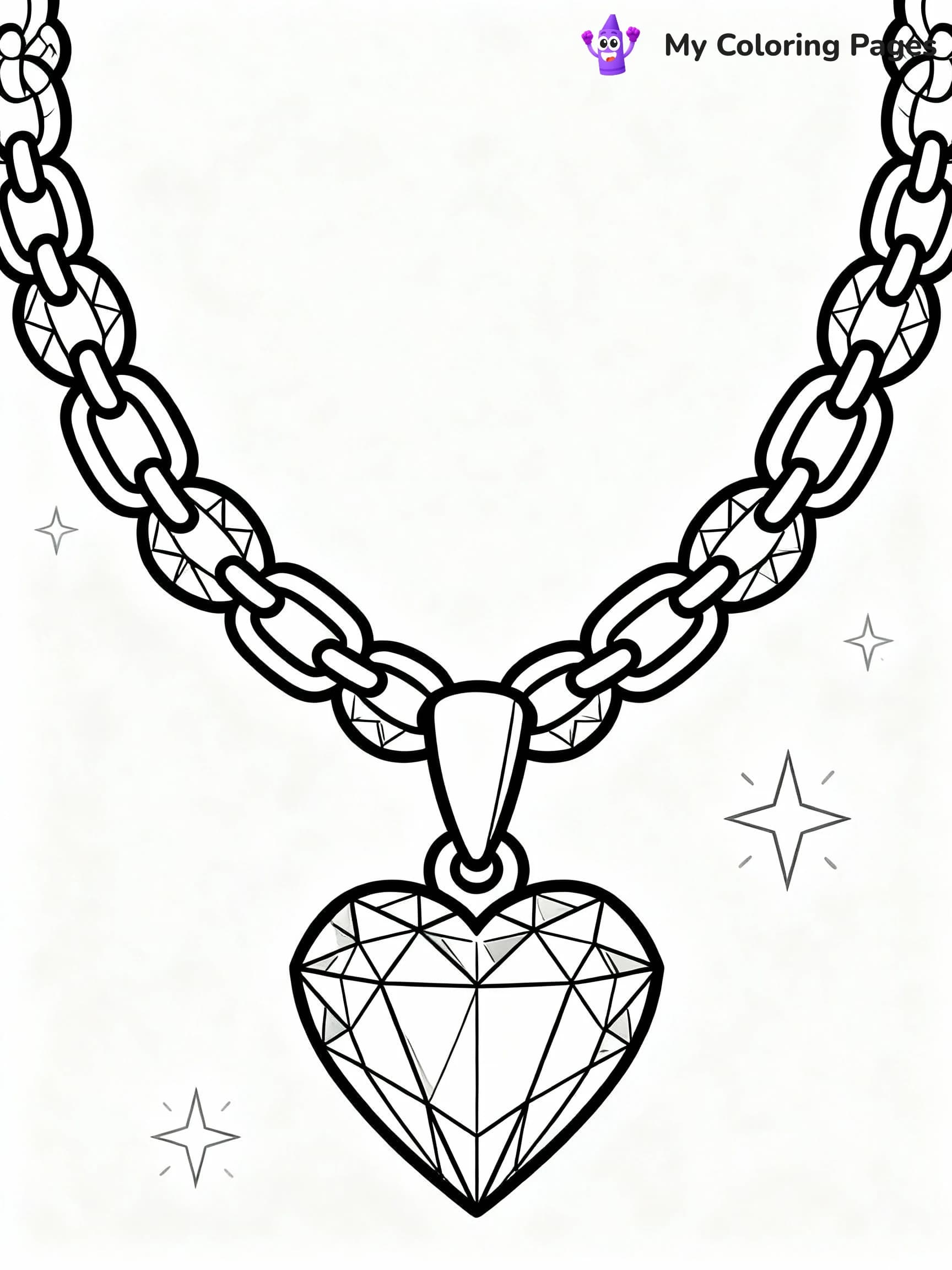 Diamond Coloring Pages - 16