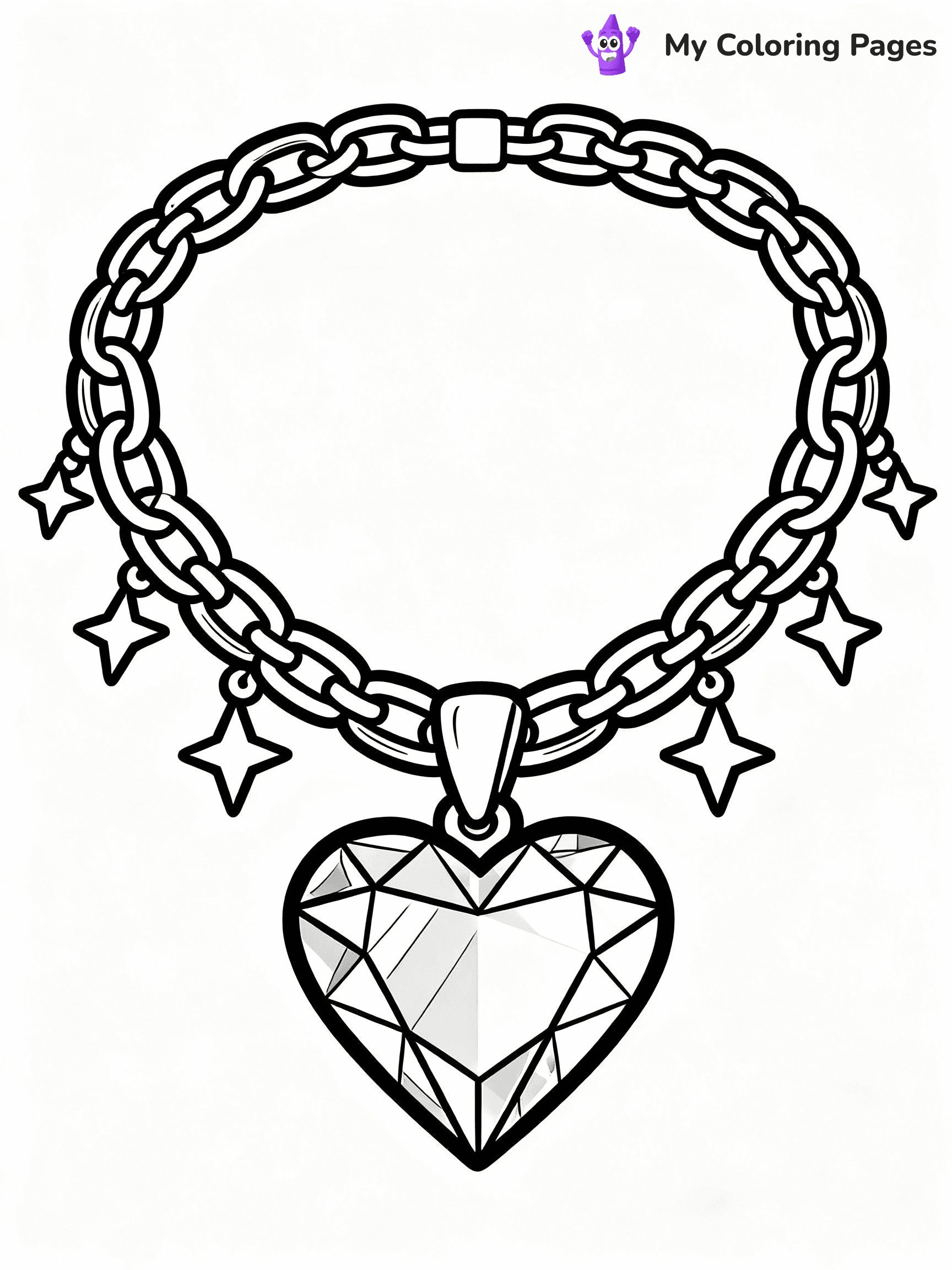 Diamond Coloring Pages - 14
