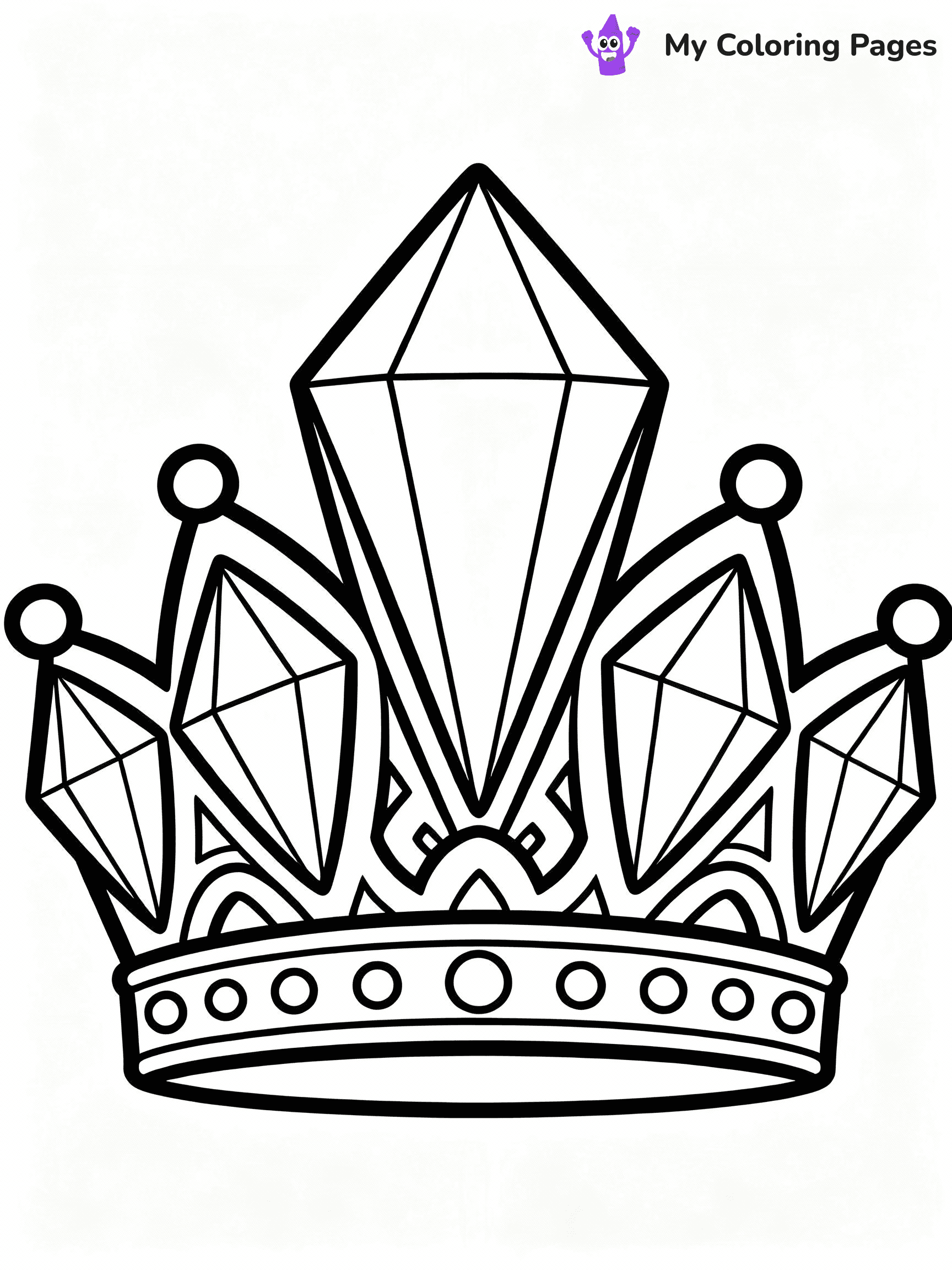 Diamond Coloring Pages - 3