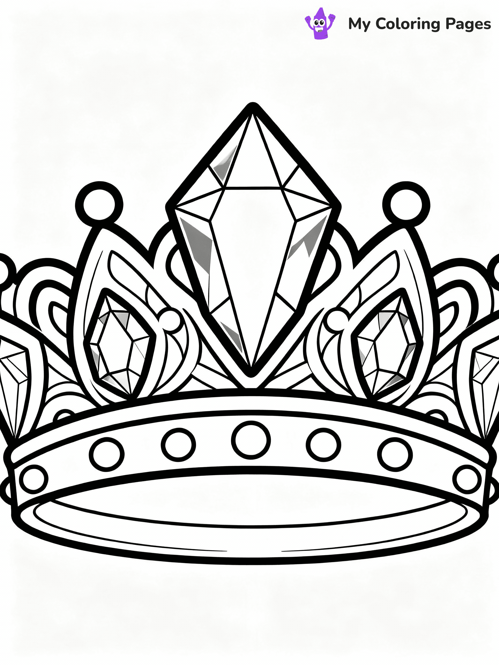 Diamond Coloring Pages - 2