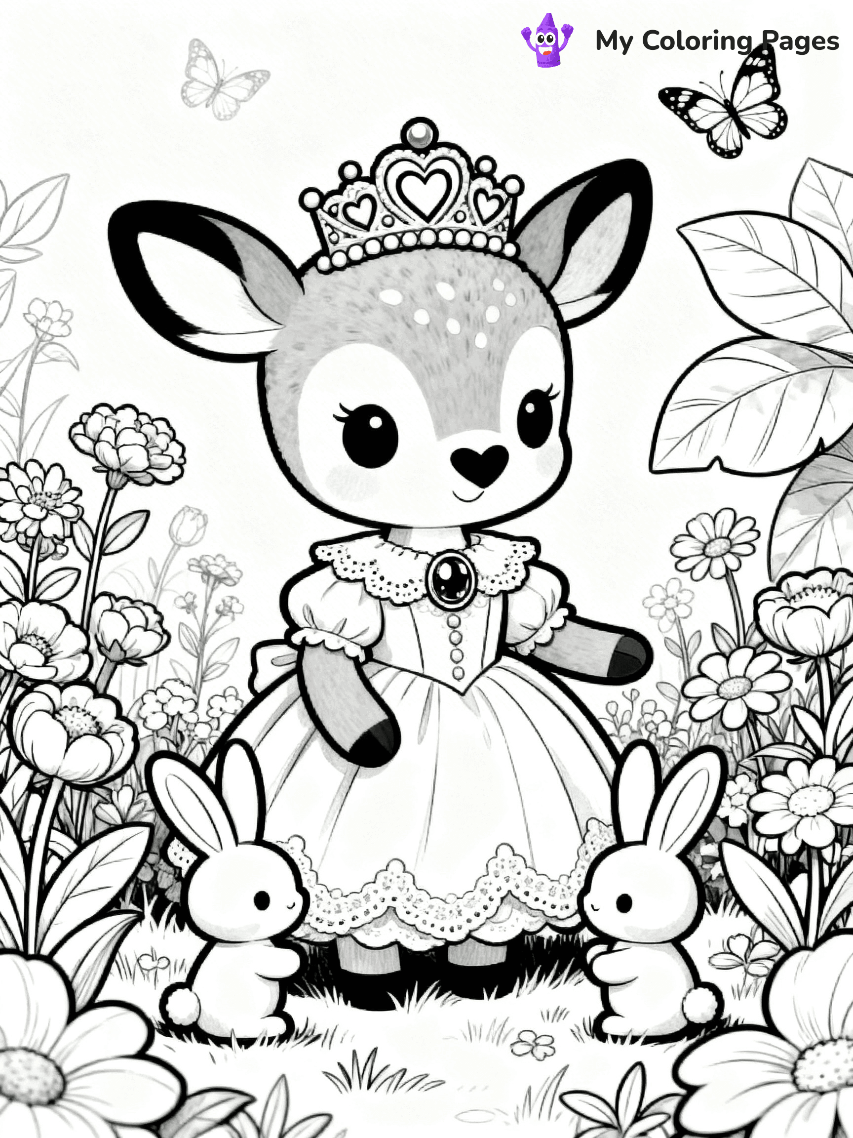 Calico Critters Coloring Pages - 19