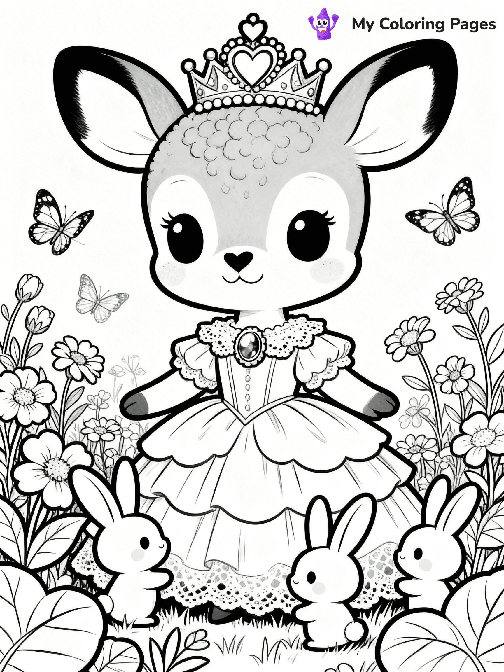 Calico Critters Coloring Pages - 17