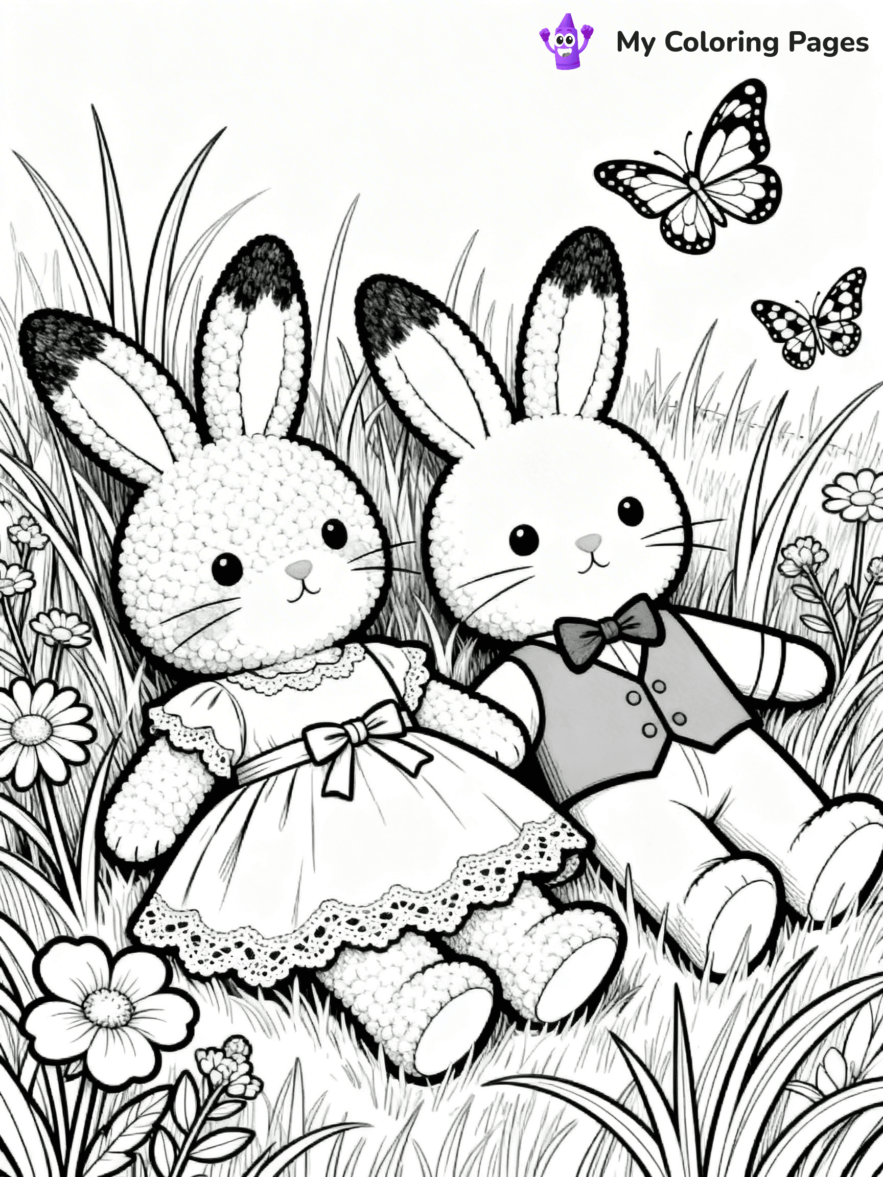 Calico Critters Coloring Pages - 12