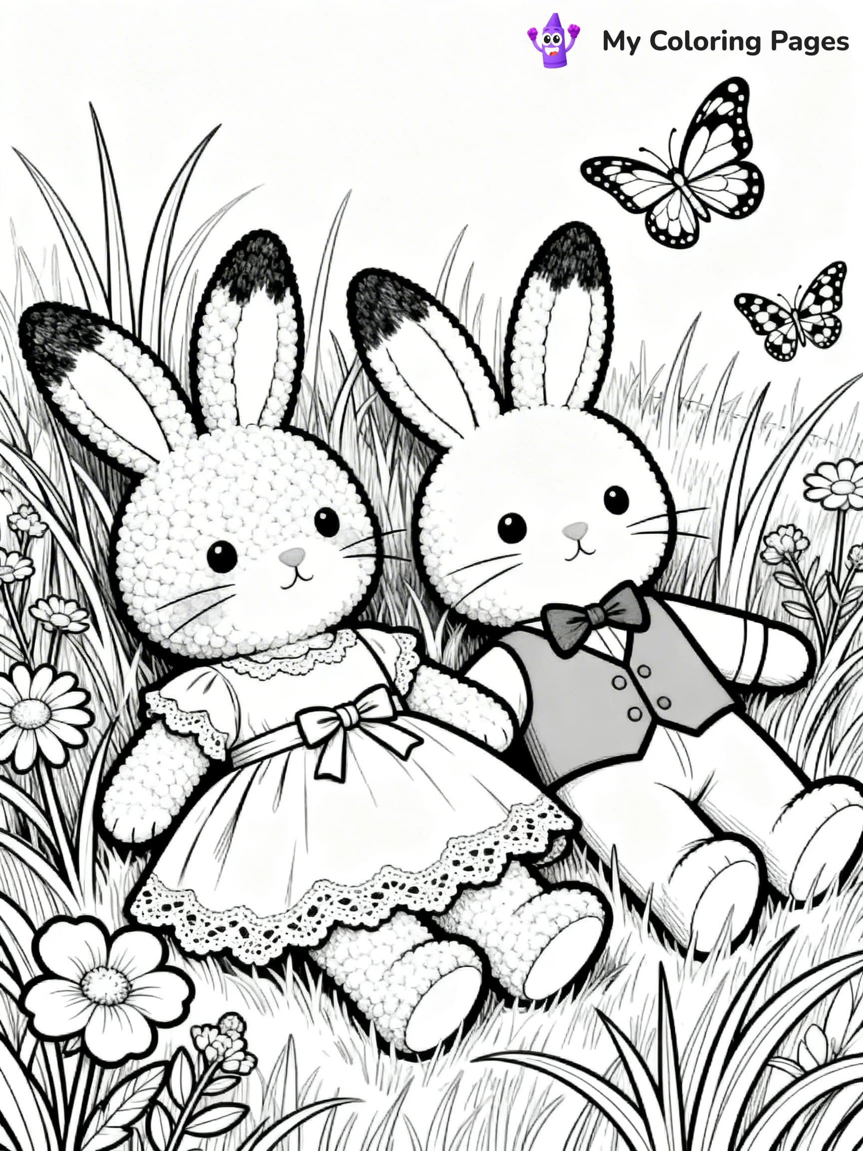 Calico Critters Coloring Pages - 12