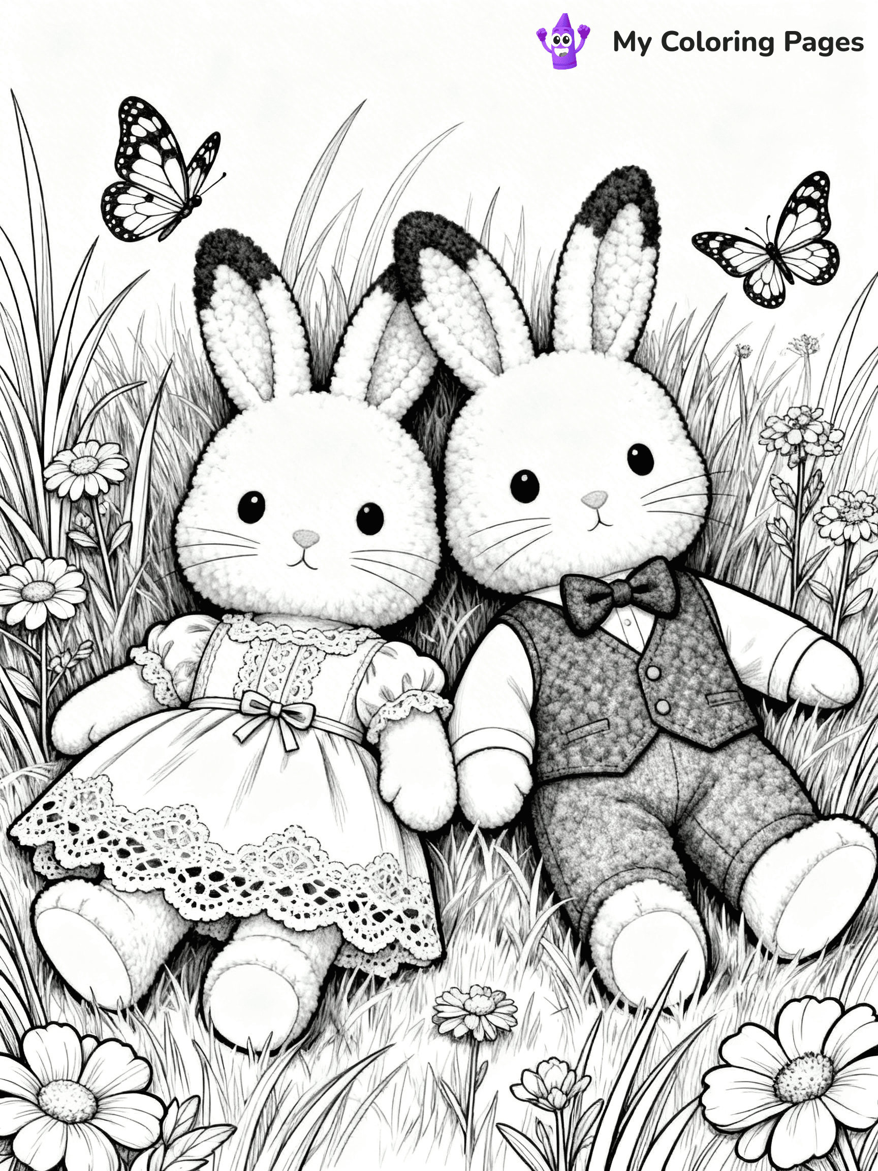 Calico Critters Coloring Pages - 11