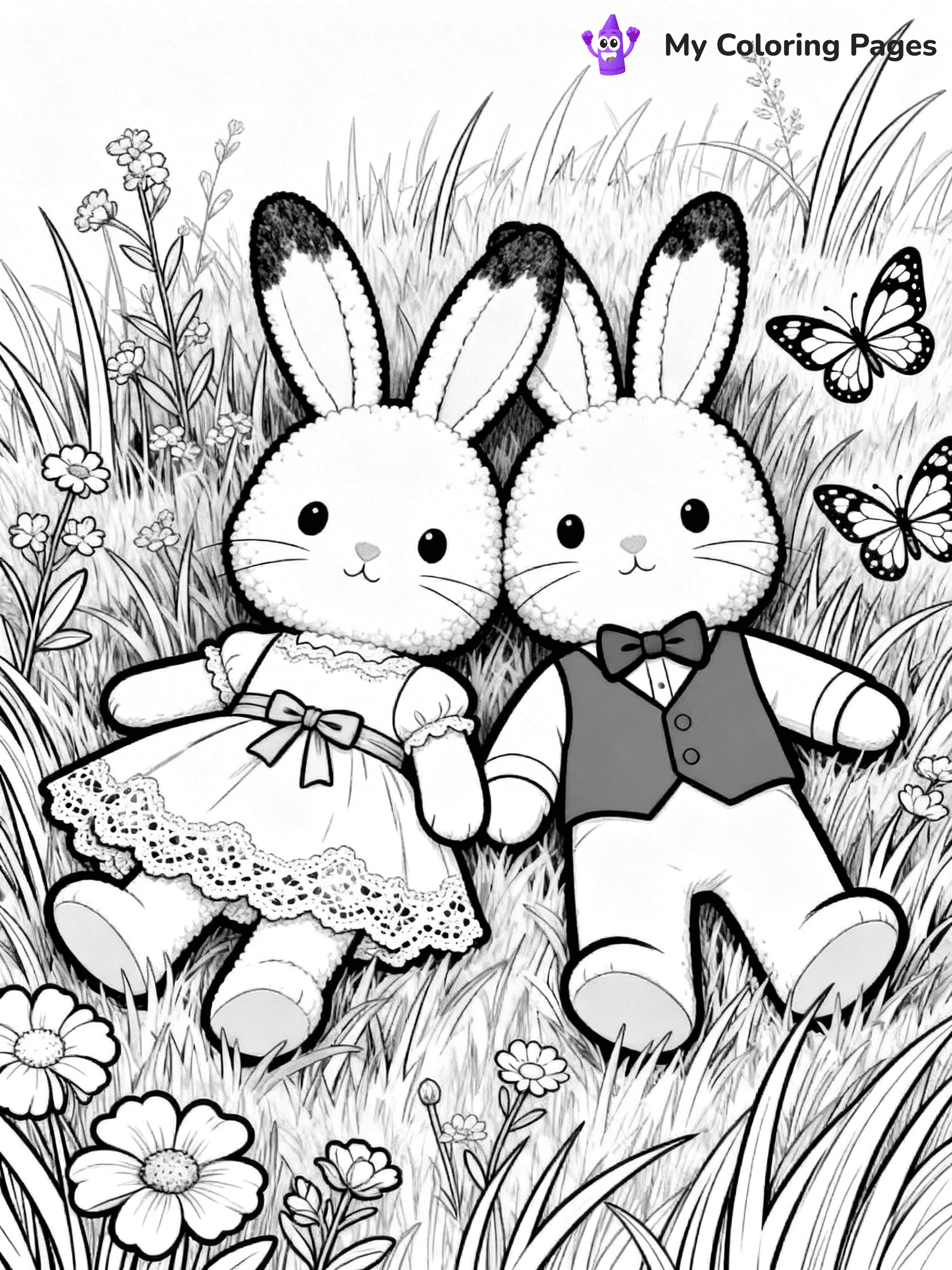 Calico Critters Coloring Pages - 9
