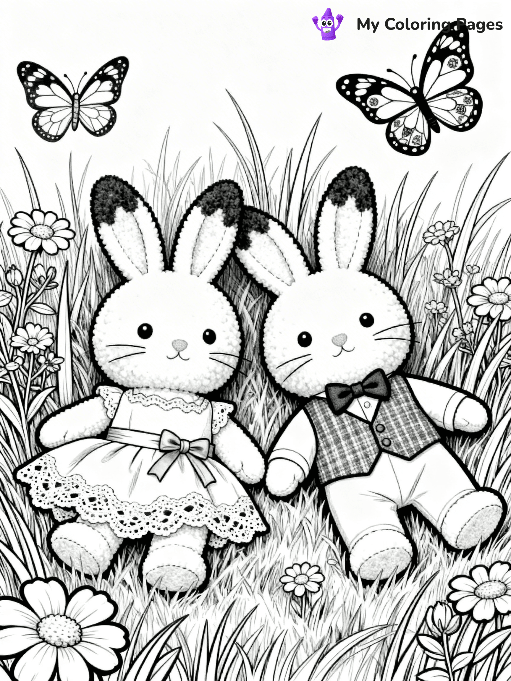 Calico Critters Coloring Pages - 8