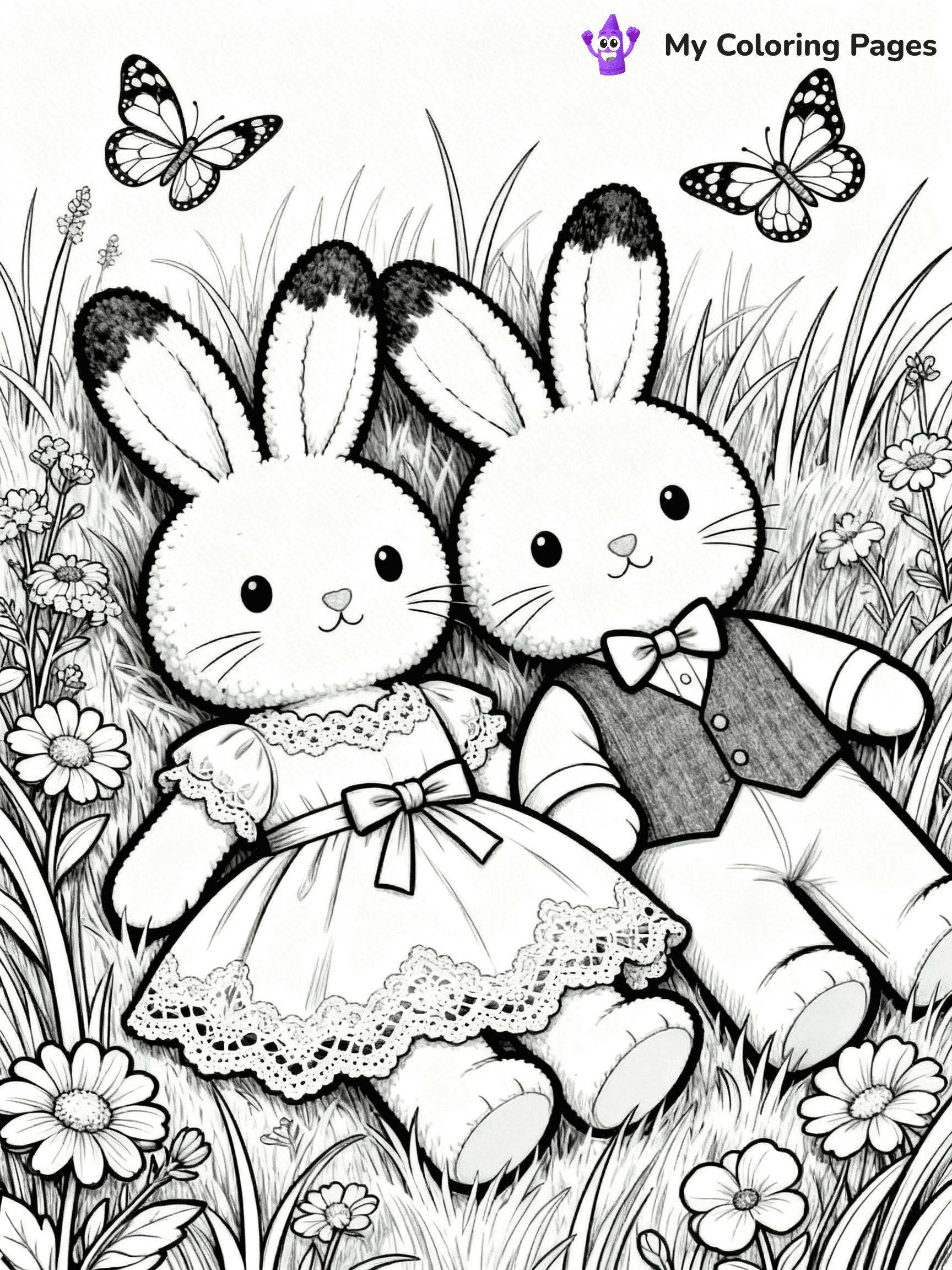 Calico Critters Coloring Pages - 7
