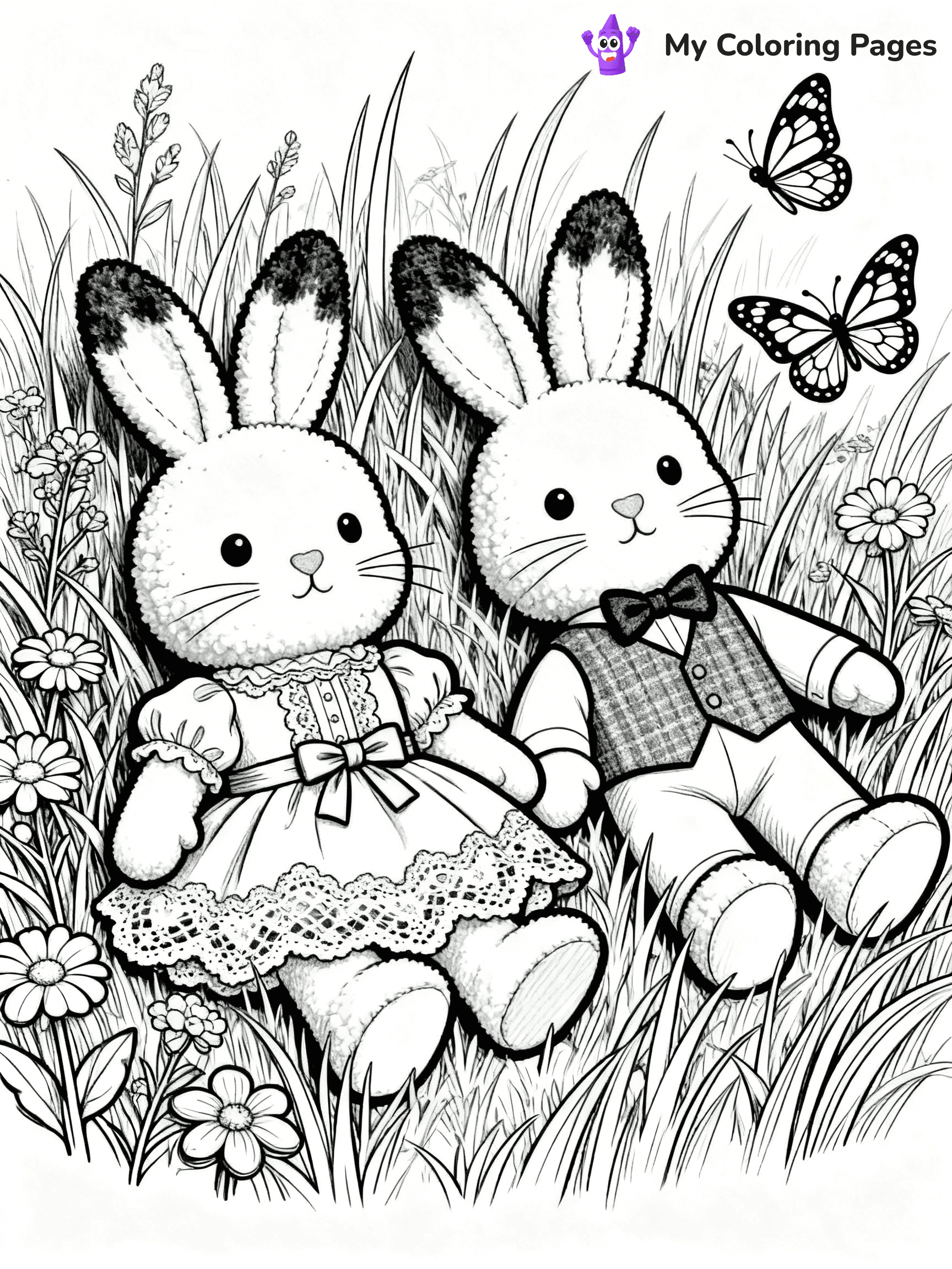 Calico Critters Coloring Pages - 6