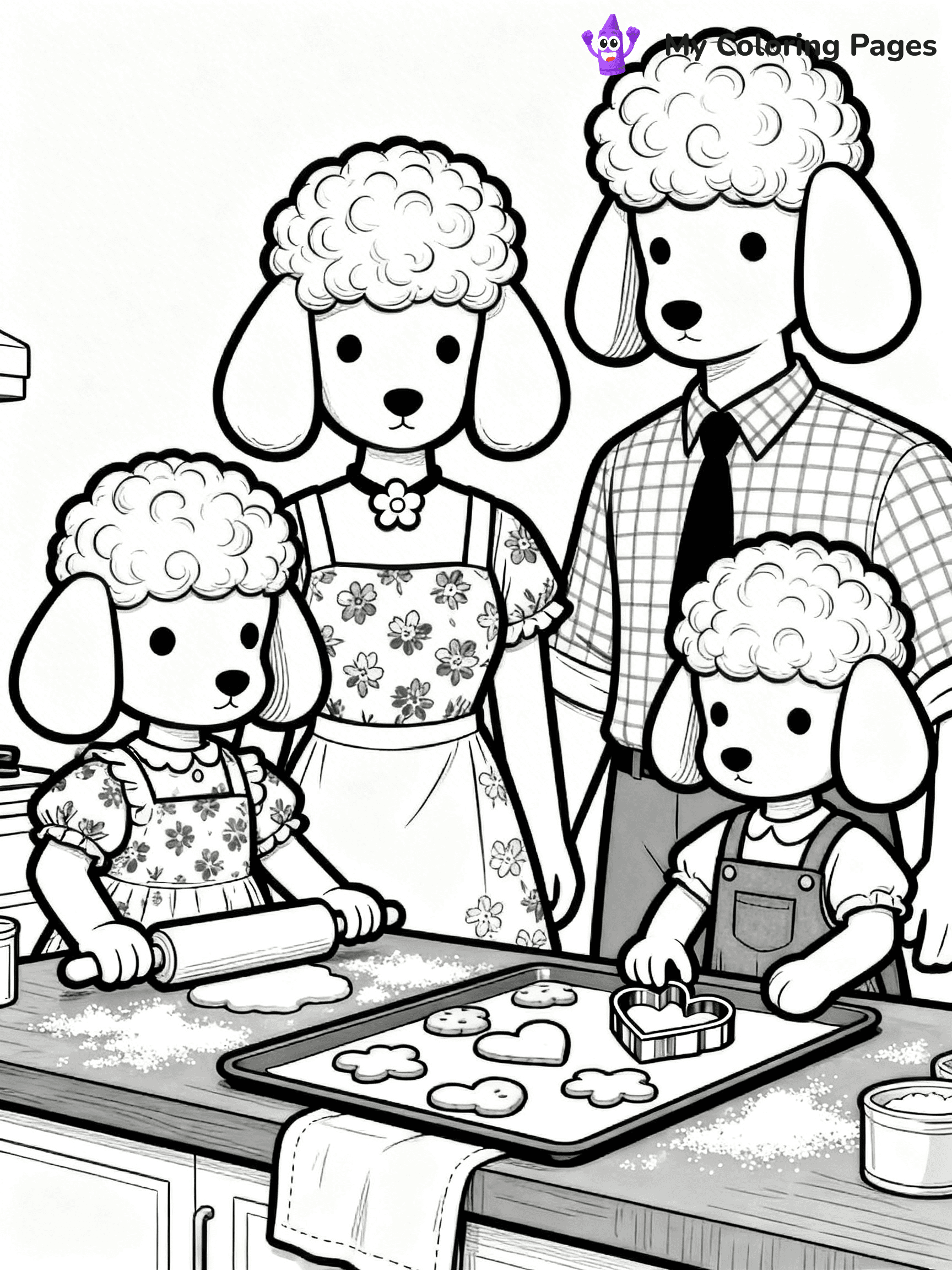 Calico Critters Coloring Pages - 4