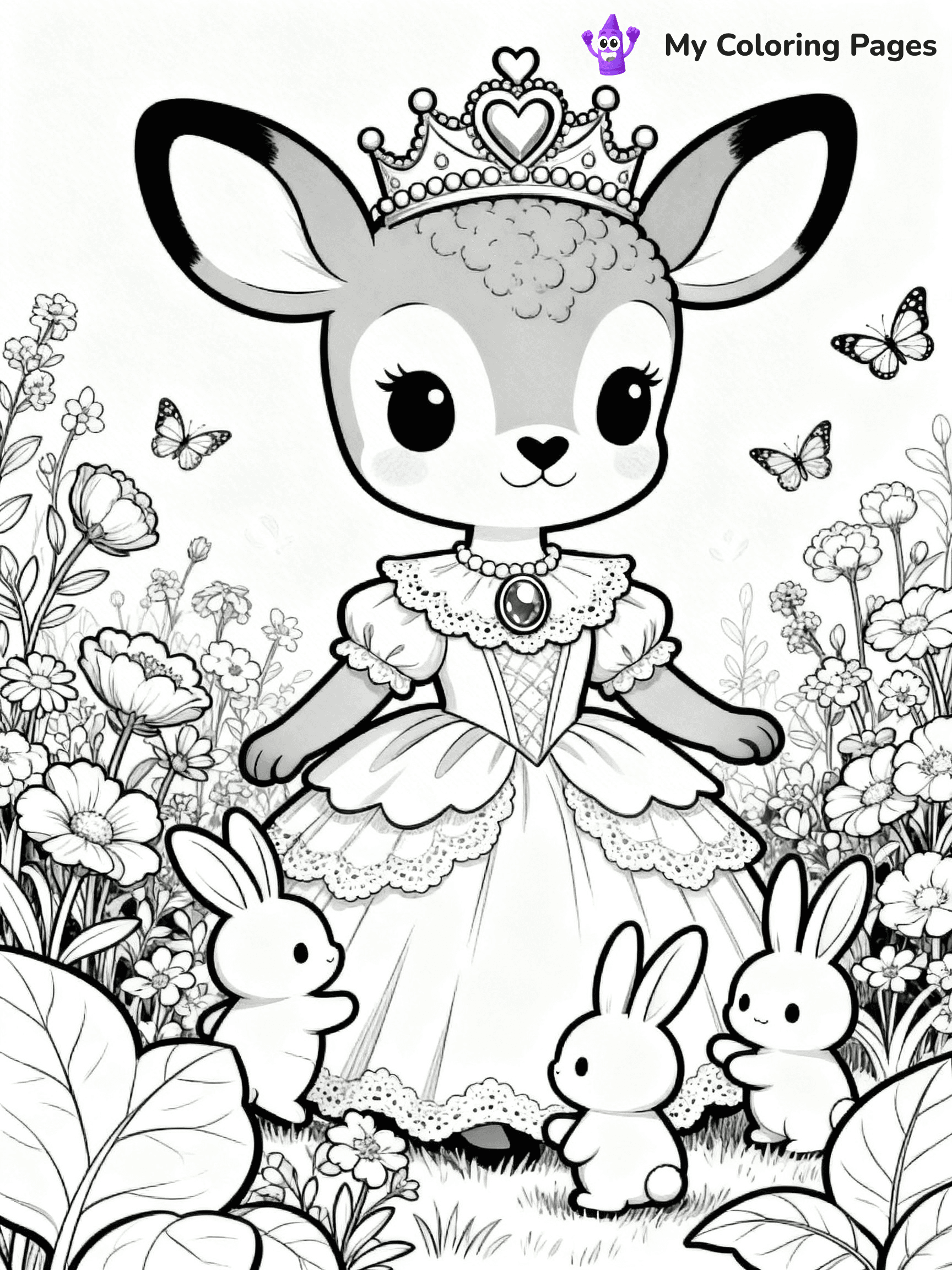 Calico Critters Coloring Pages - 1