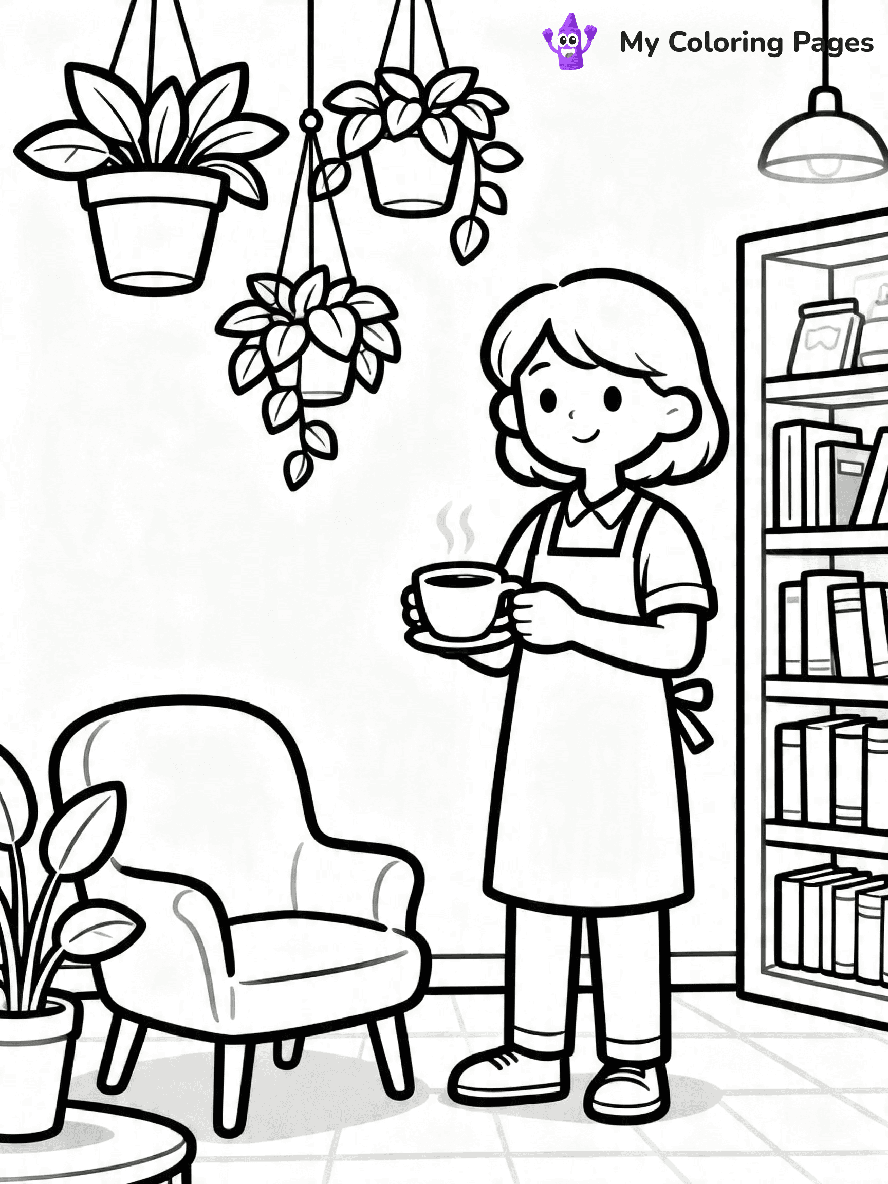 Lofi Coloring Pages - 20
