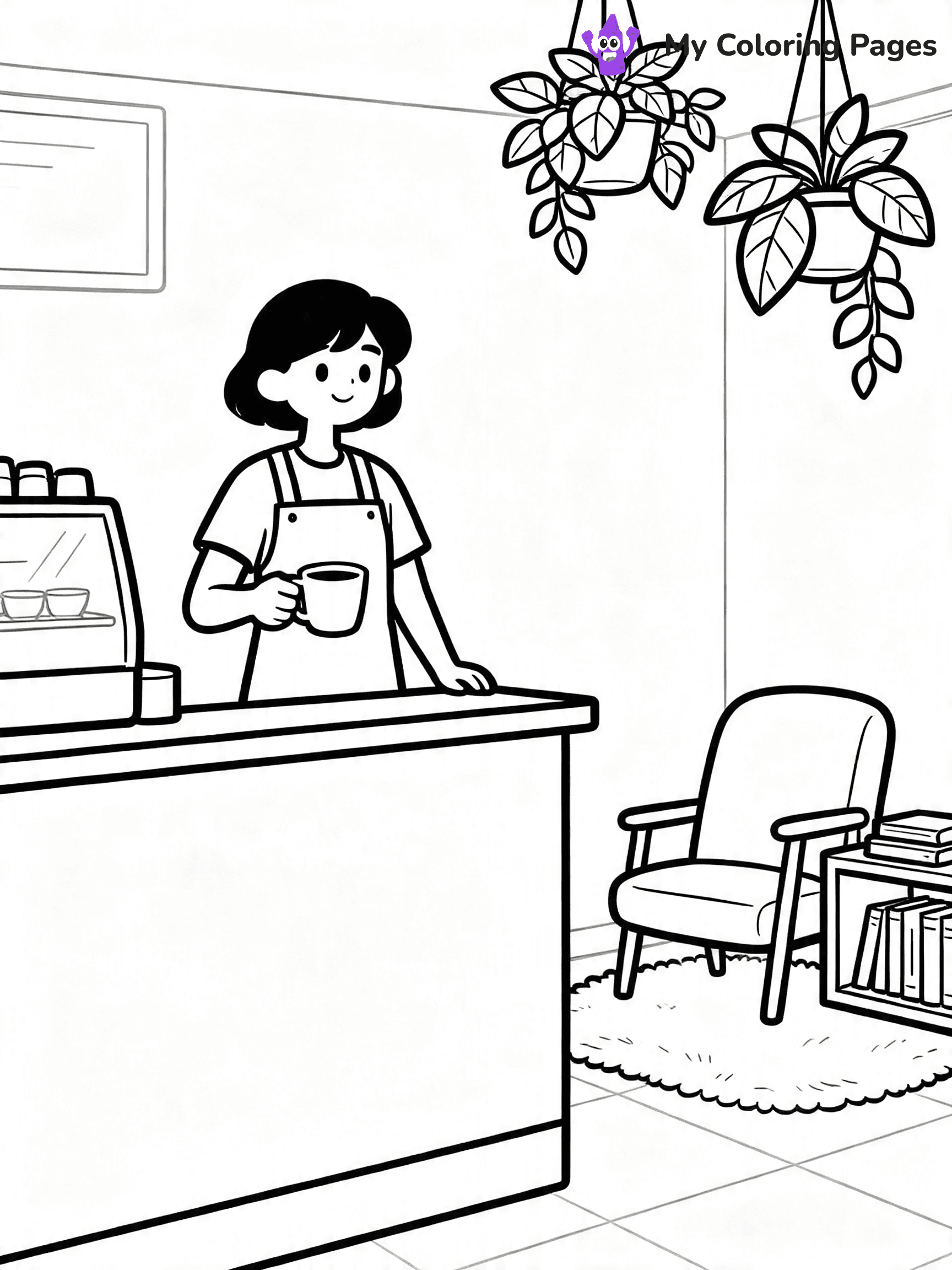 Lofi Coloring Pages - 19