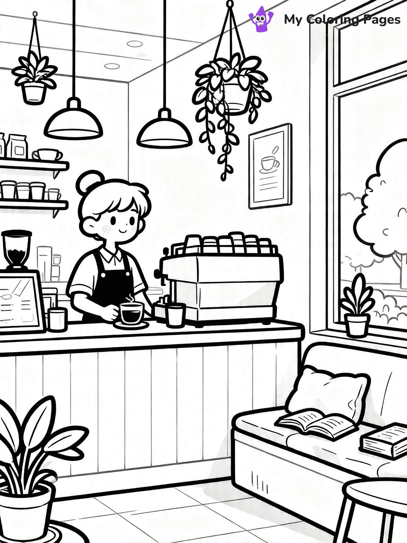 Lofi Coloring Pages - 18