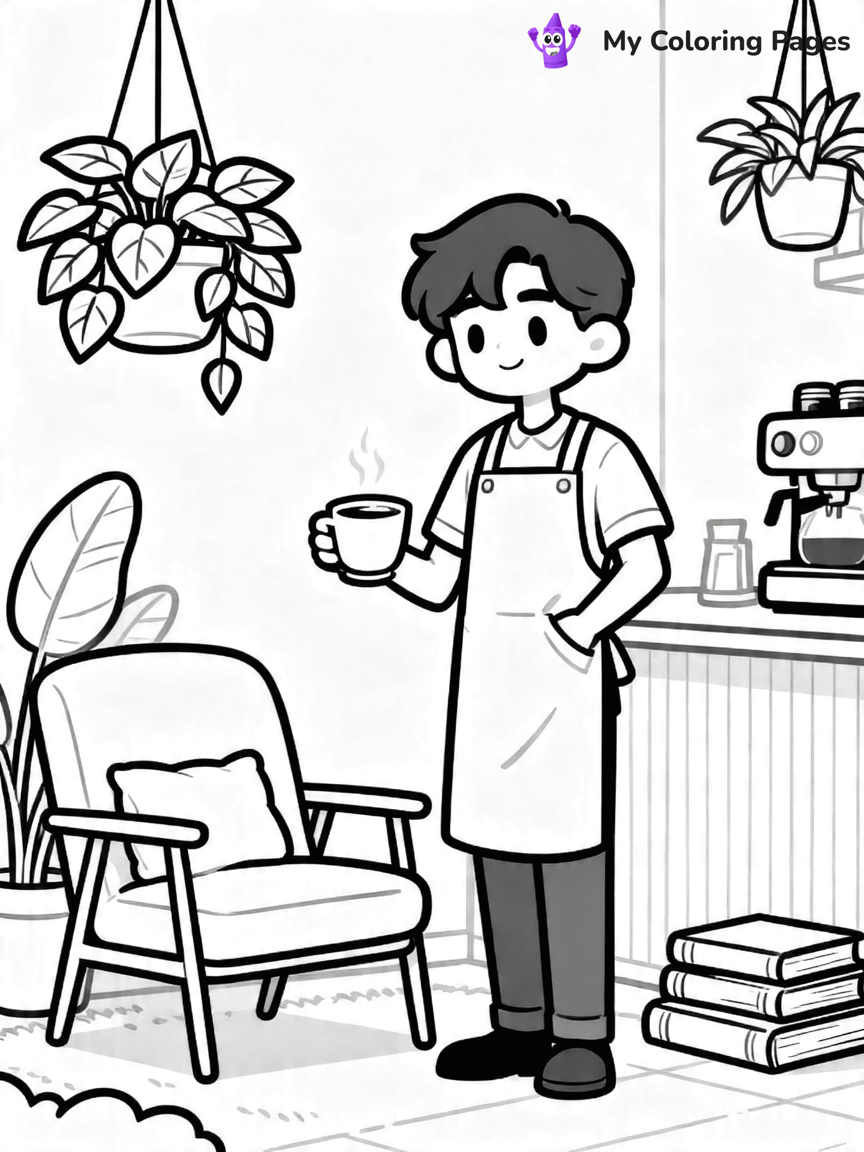 Lofi Coloring Pages - 17