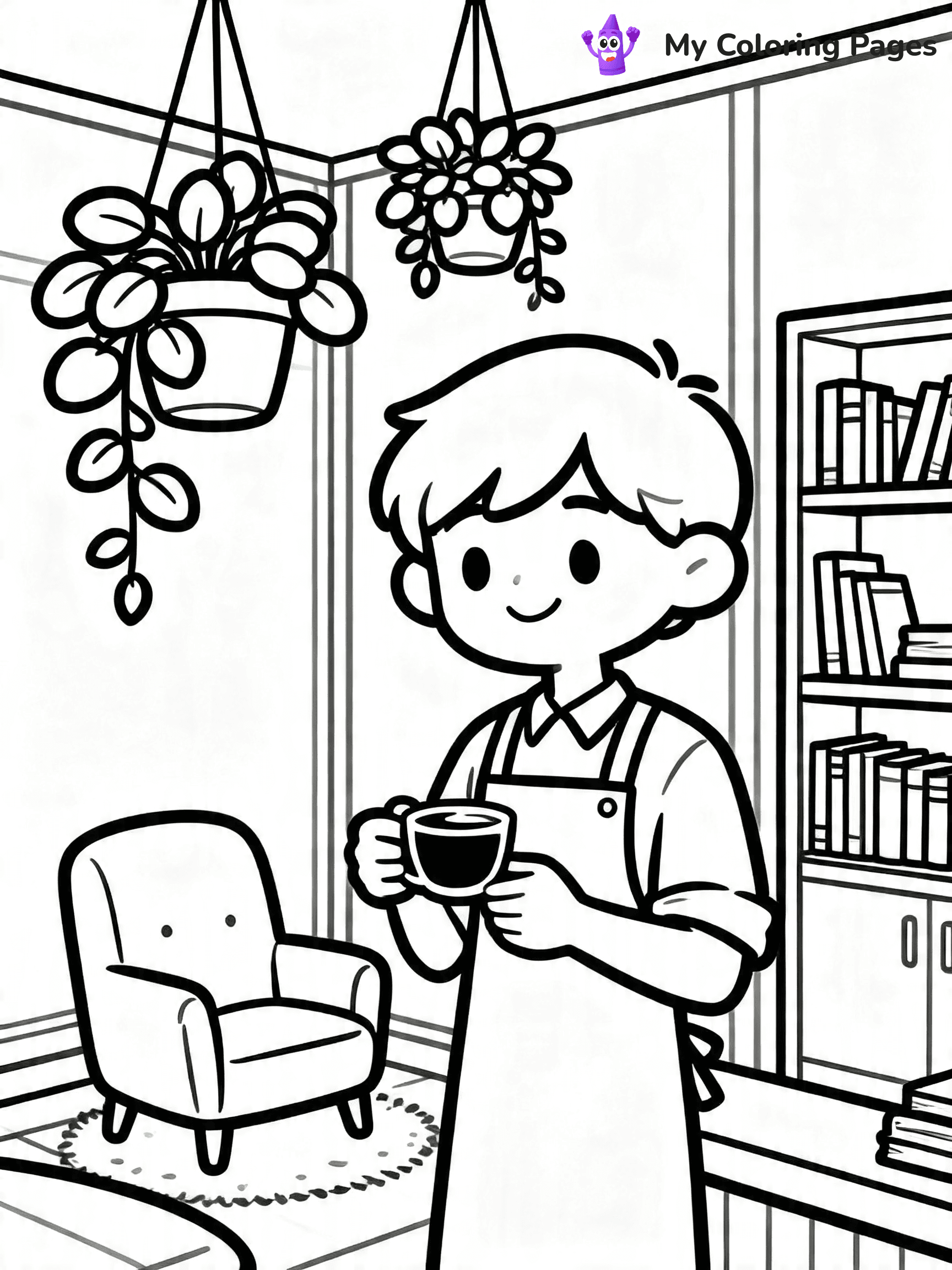 Lofi Coloring Pages - 15