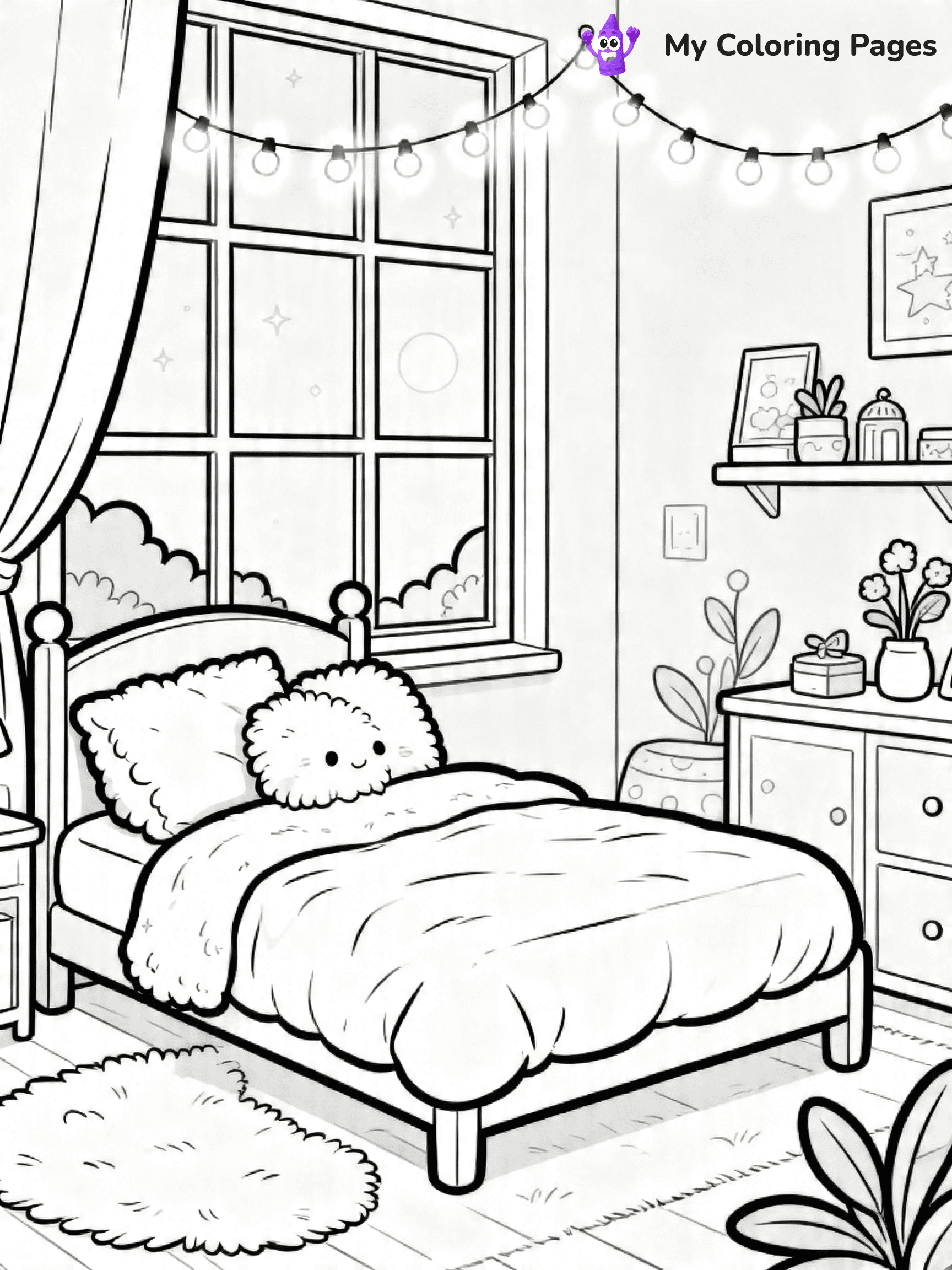 Lofi Coloring Pages - 13