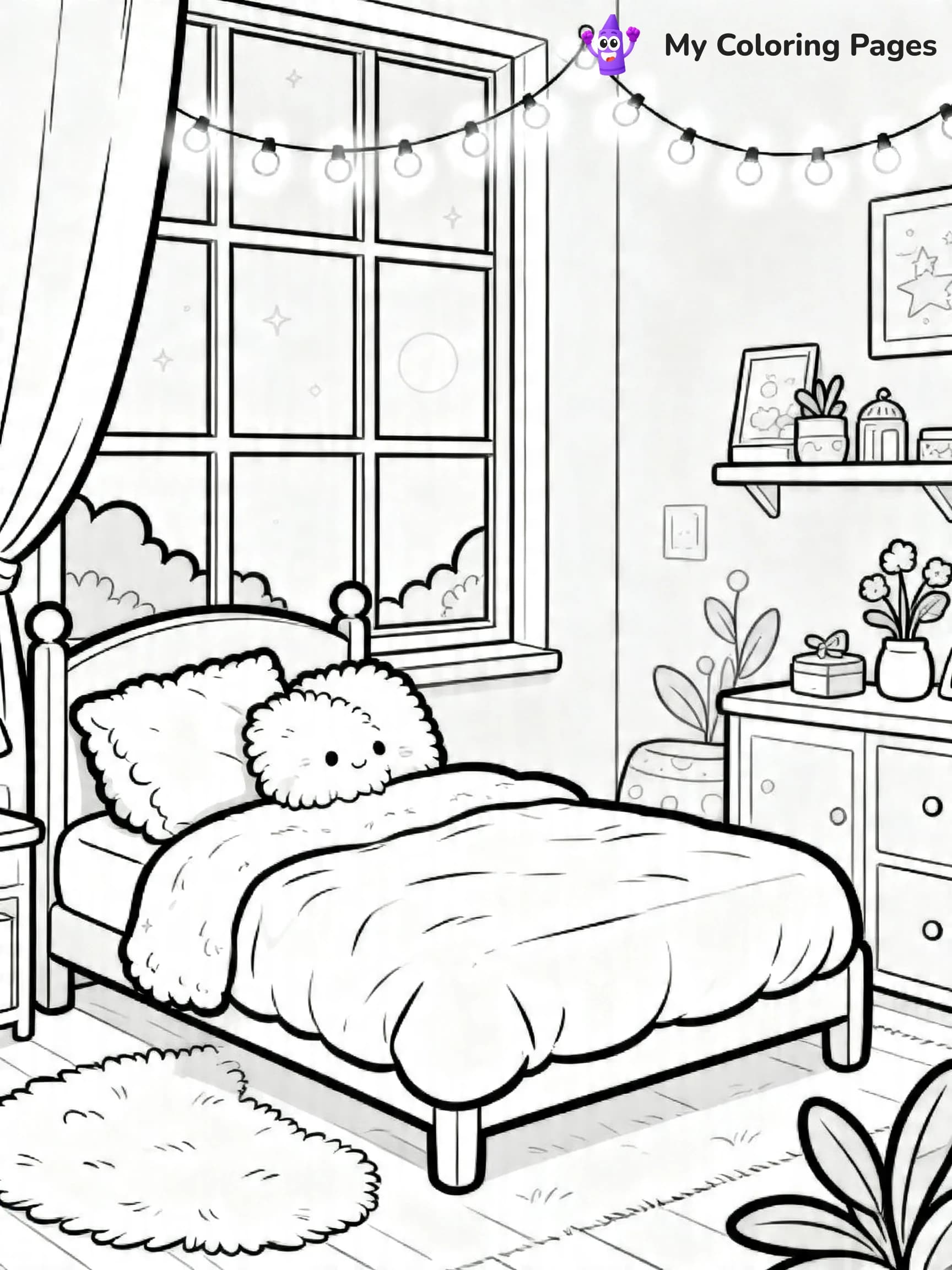 Lofi Coloring Pages - 13