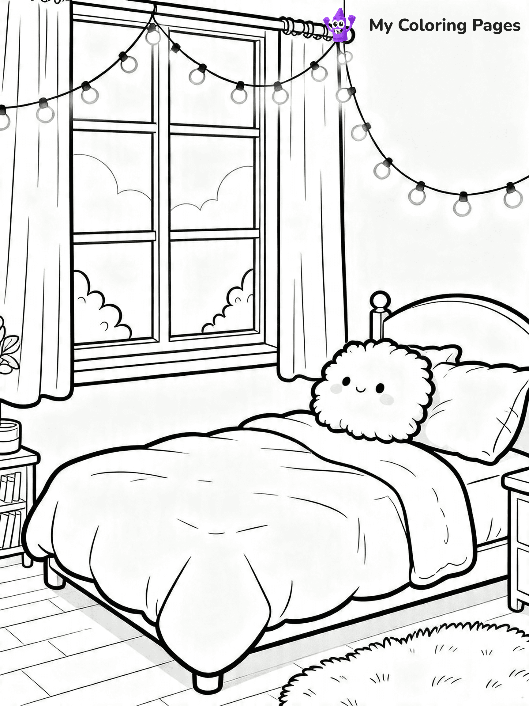 Lofi Coloring Pages - 12