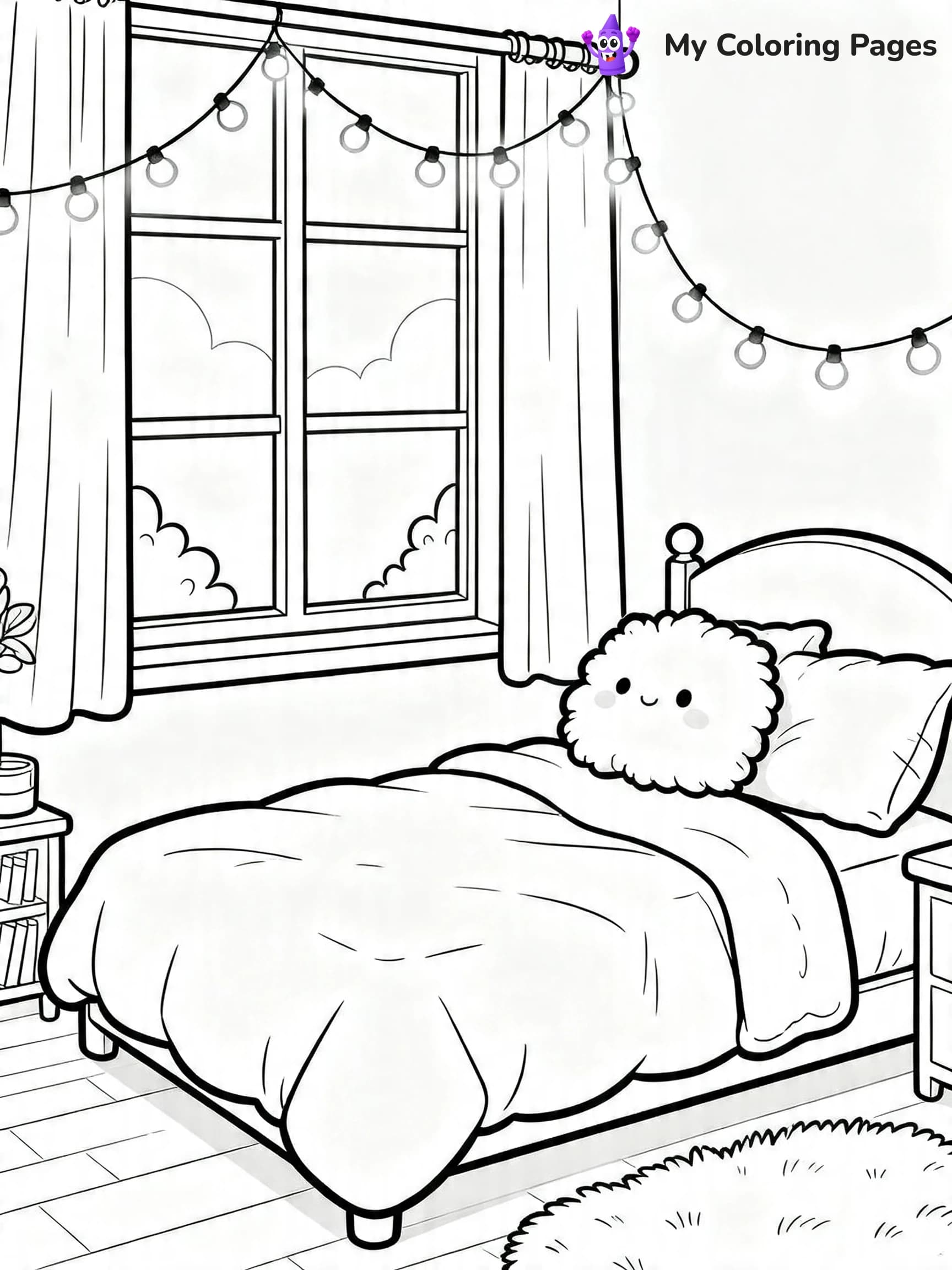 Lofi Coloring Pages - 12