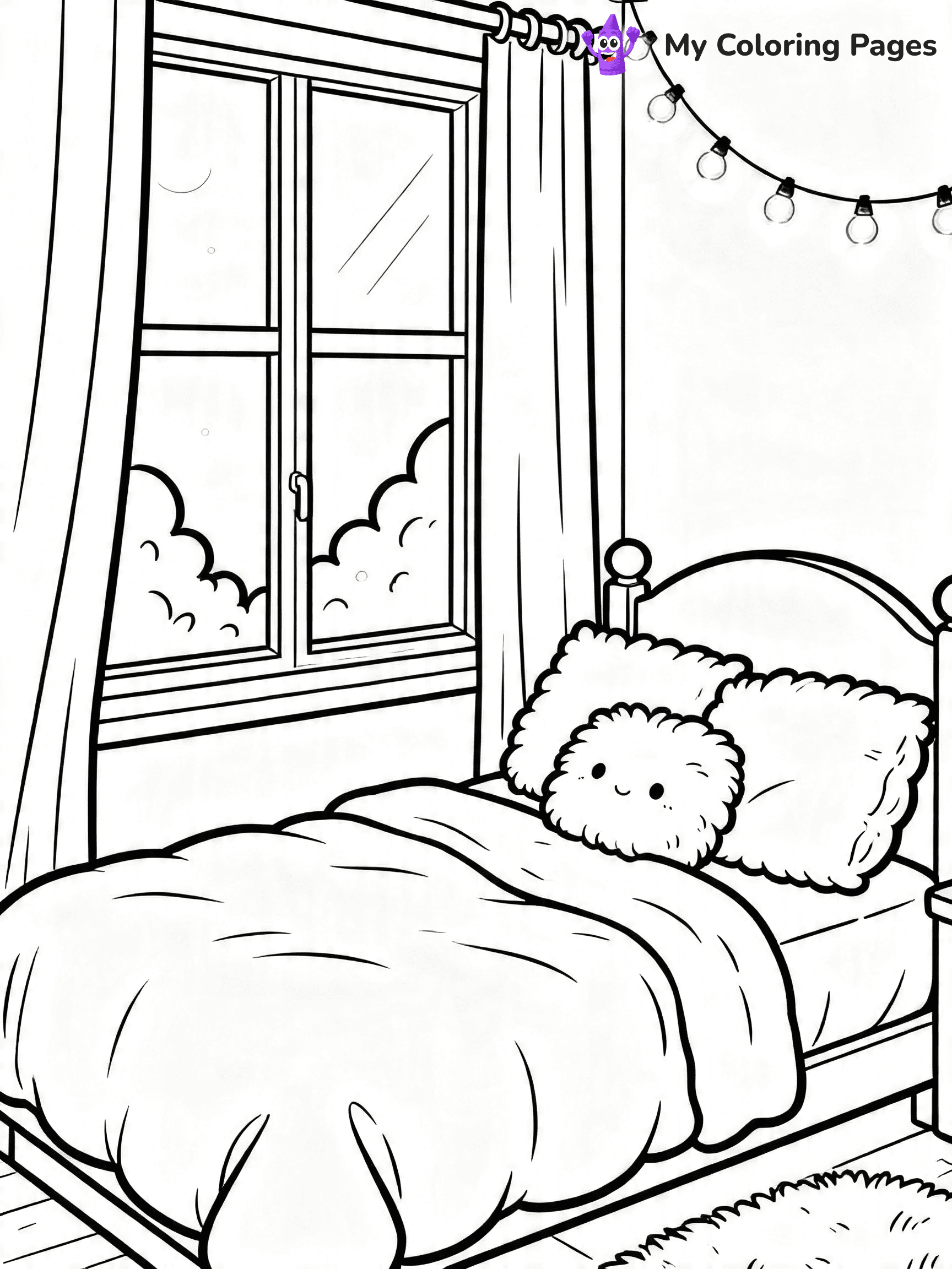 Lofi Coloring Pages - 10