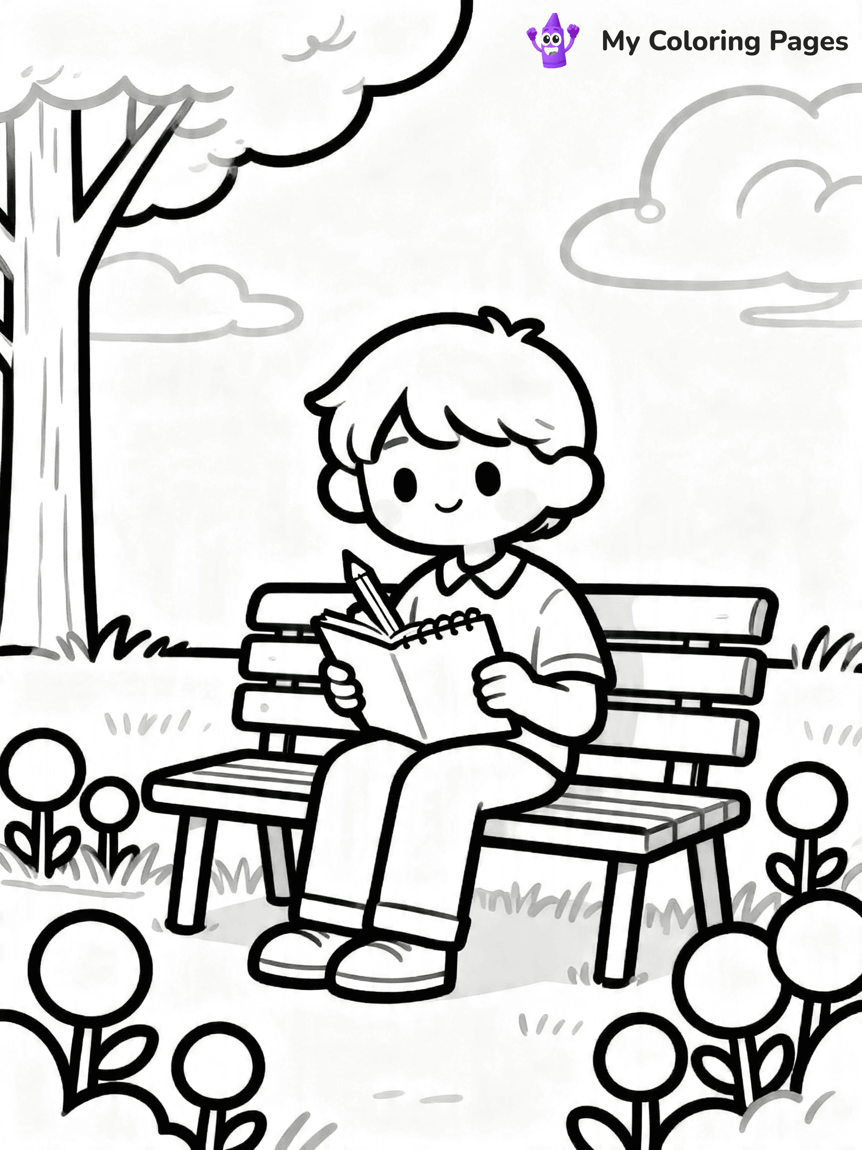 Lofi Coloring Pages - 8