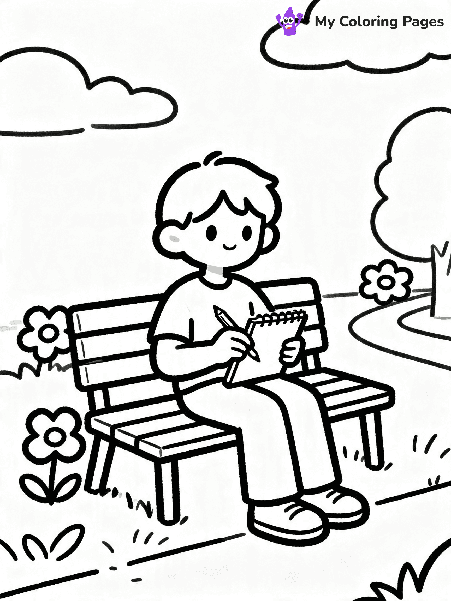 Lofi Coloring Pages - 6