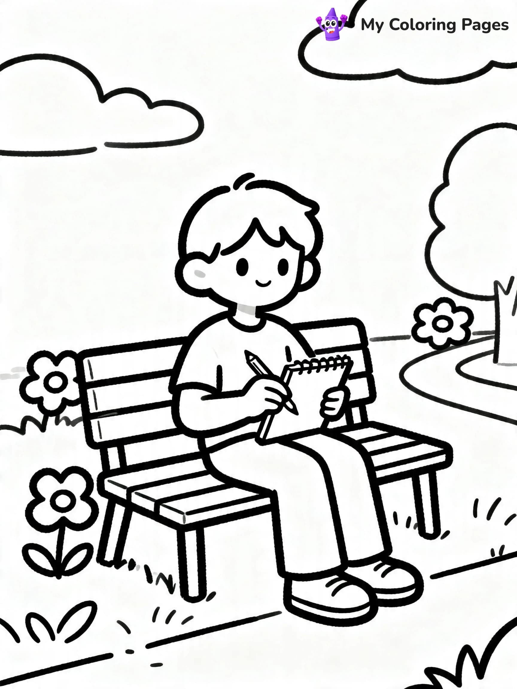 Lofi Coloring Pages - 6