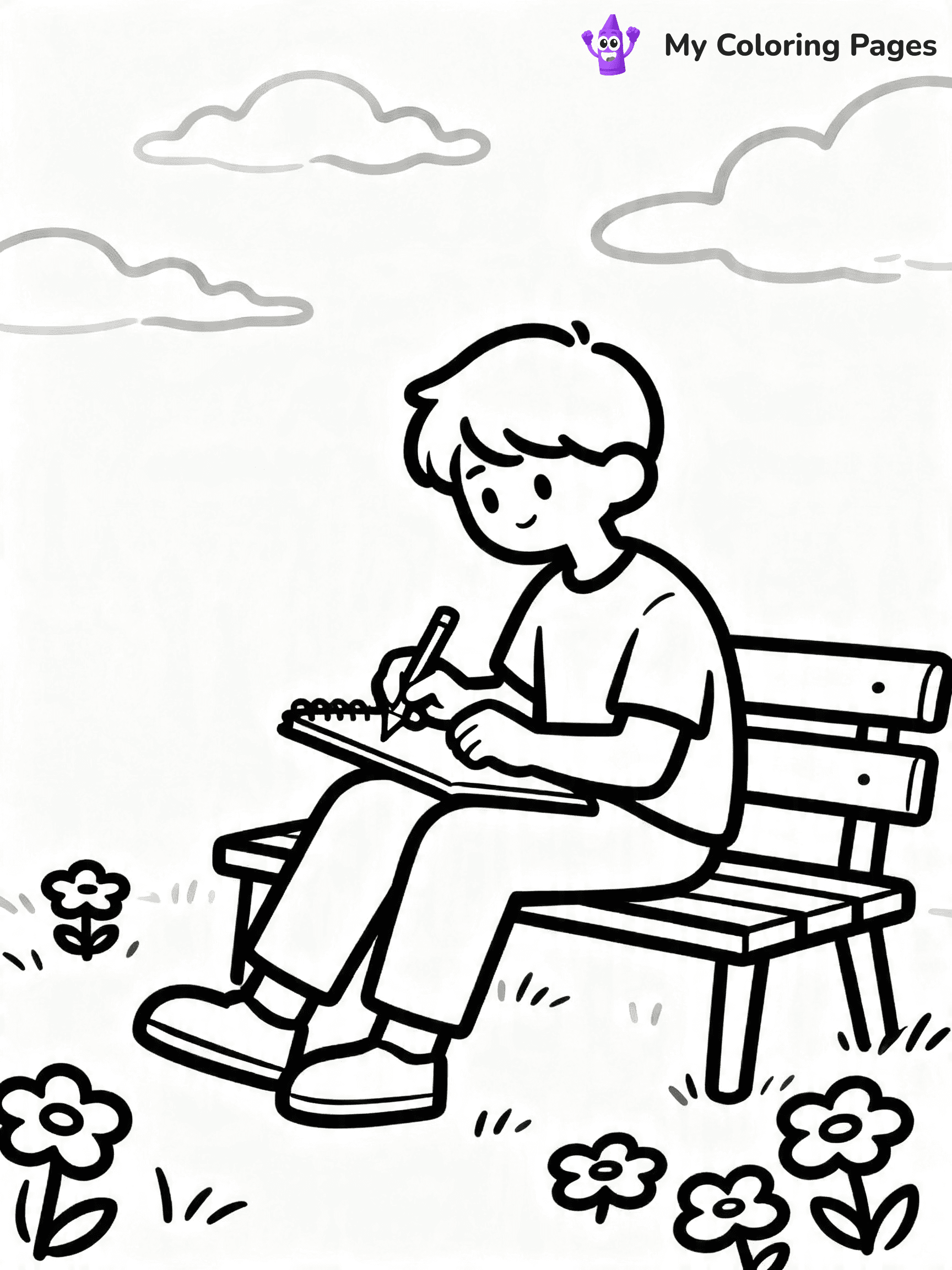 Lofi Coloring Pages - 4