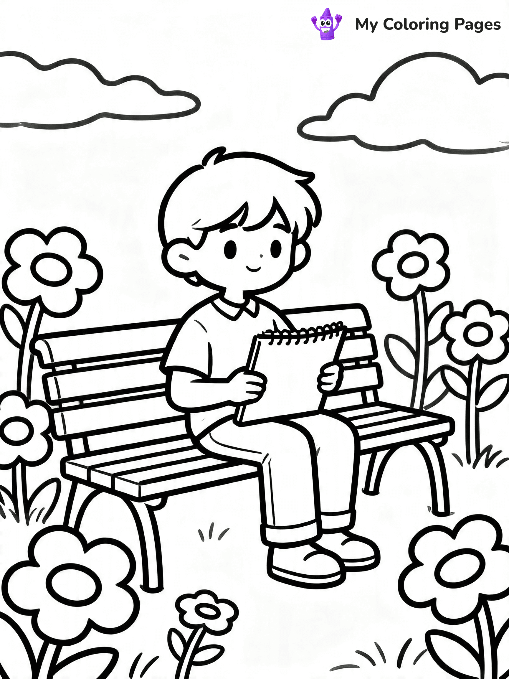 Lofi Coloring Pages - 3