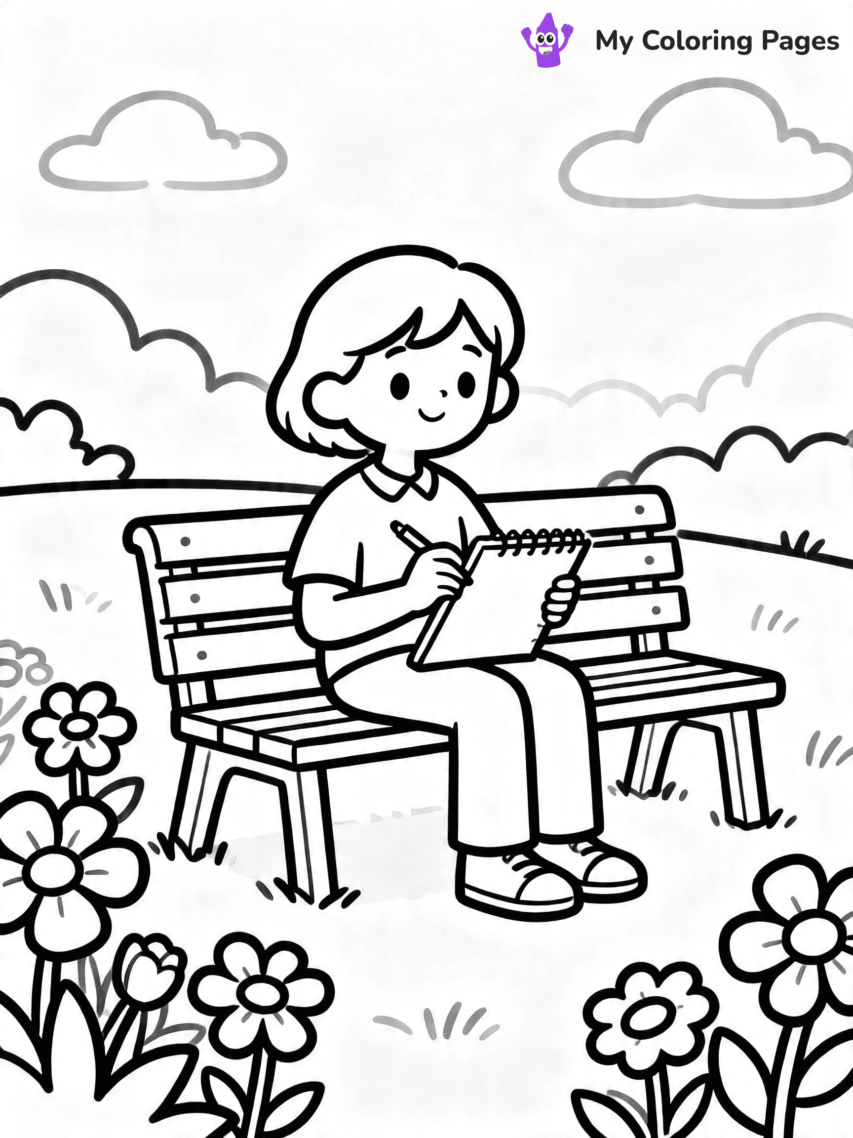 Lofi Coloring Pages - 2