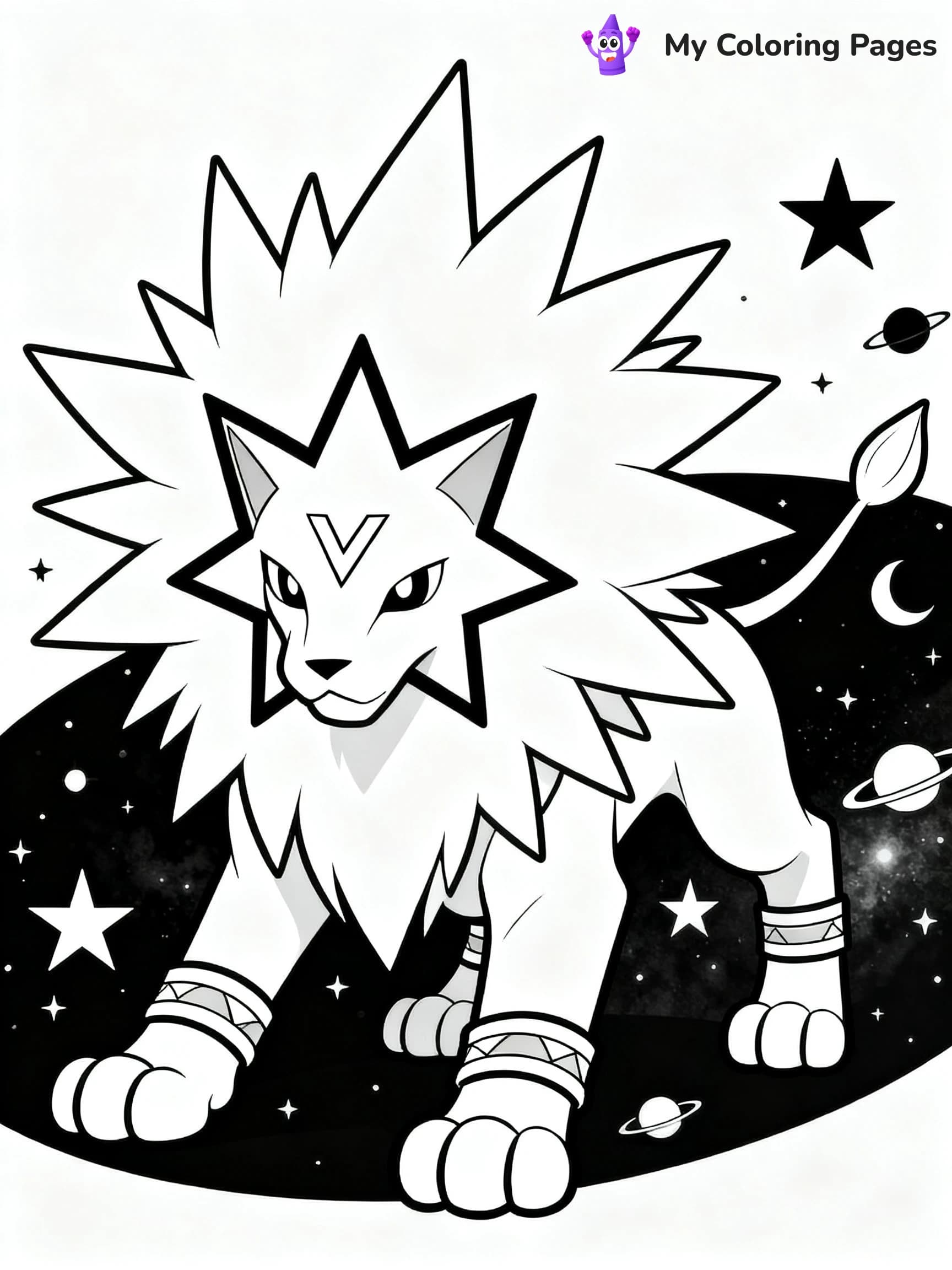 Solgaleo Coloring Pages - 19
