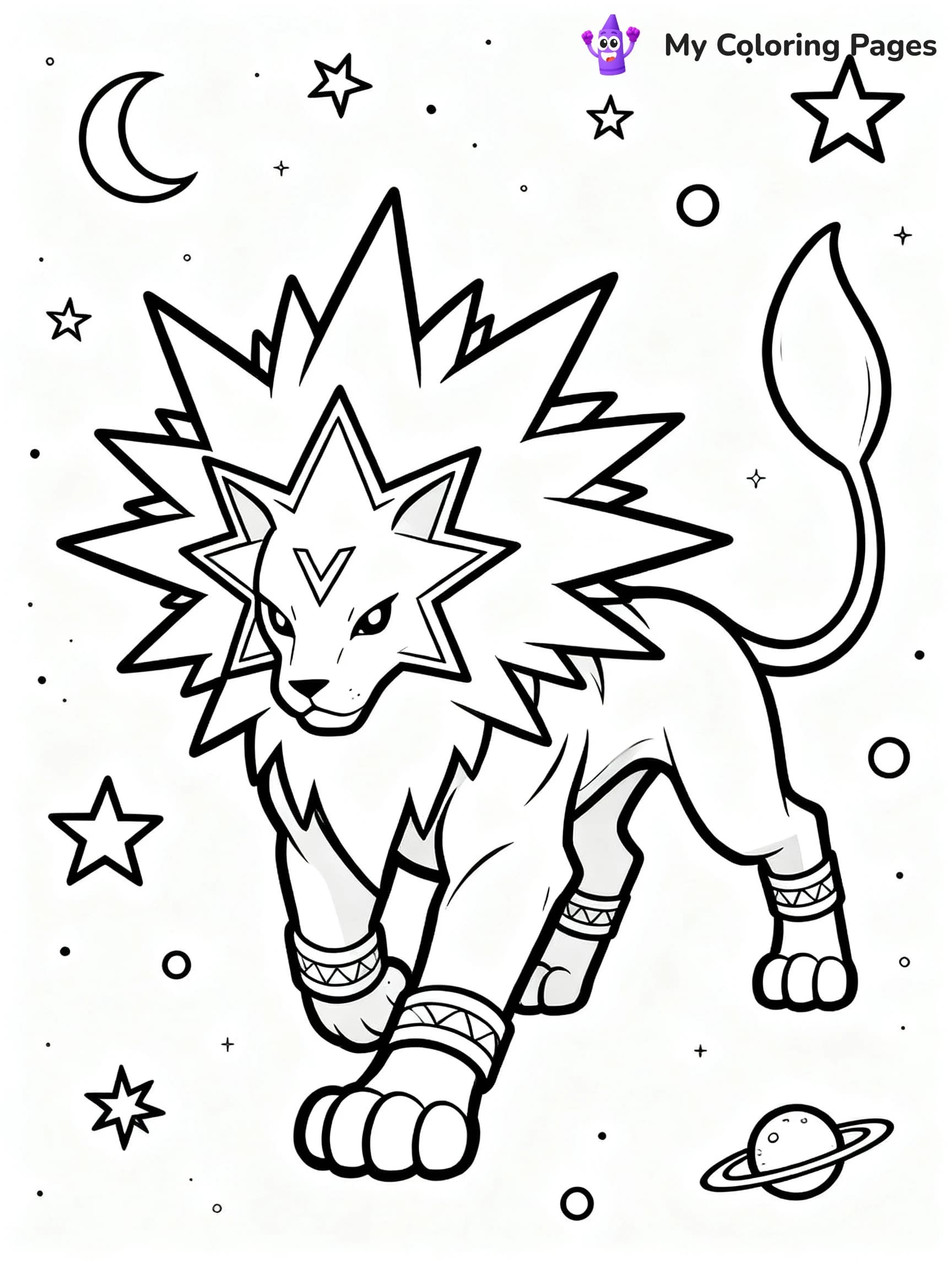 Solgaleo Coloring Pages - 18