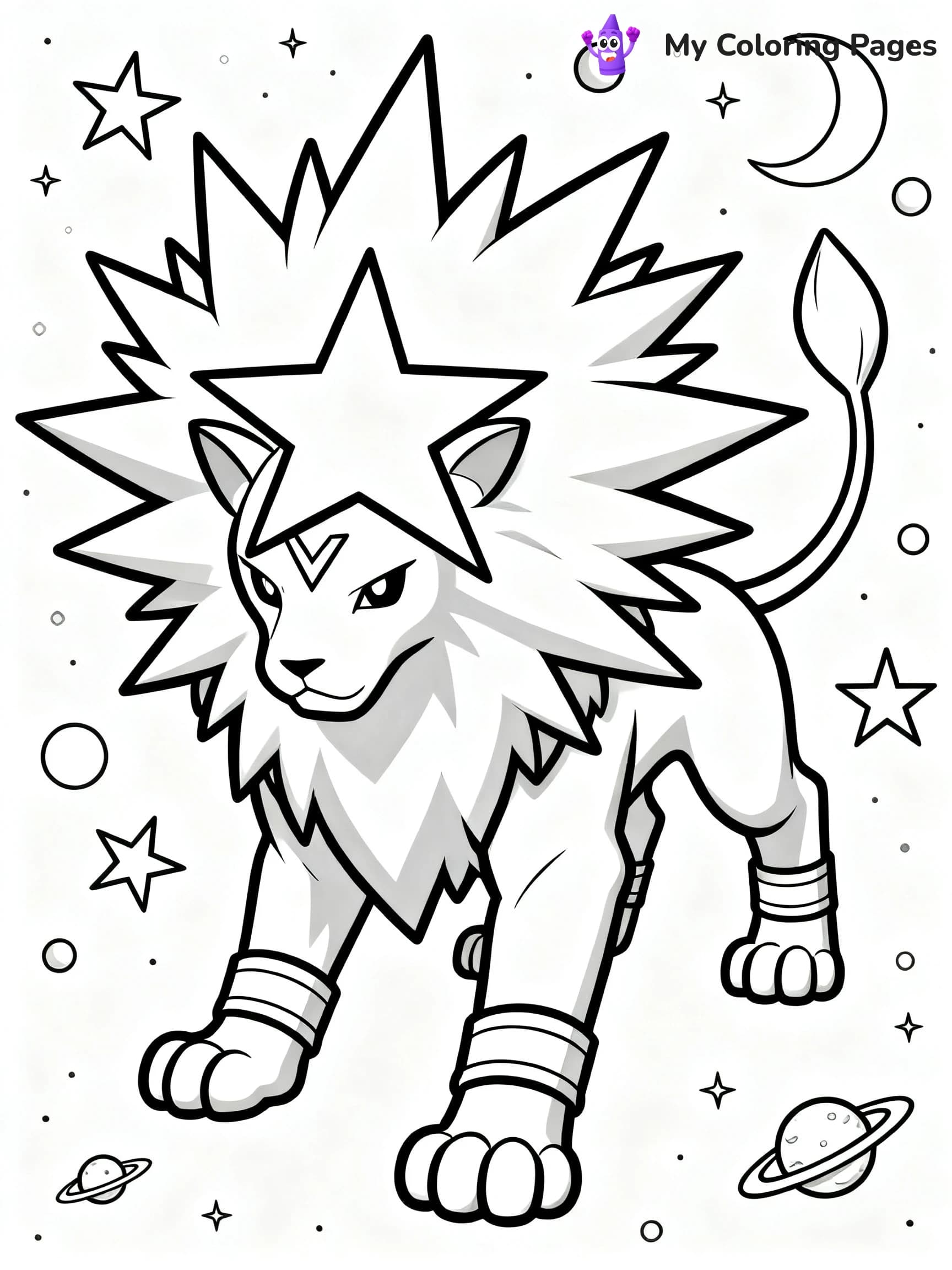 Solgaleo Coloring Pages - 15