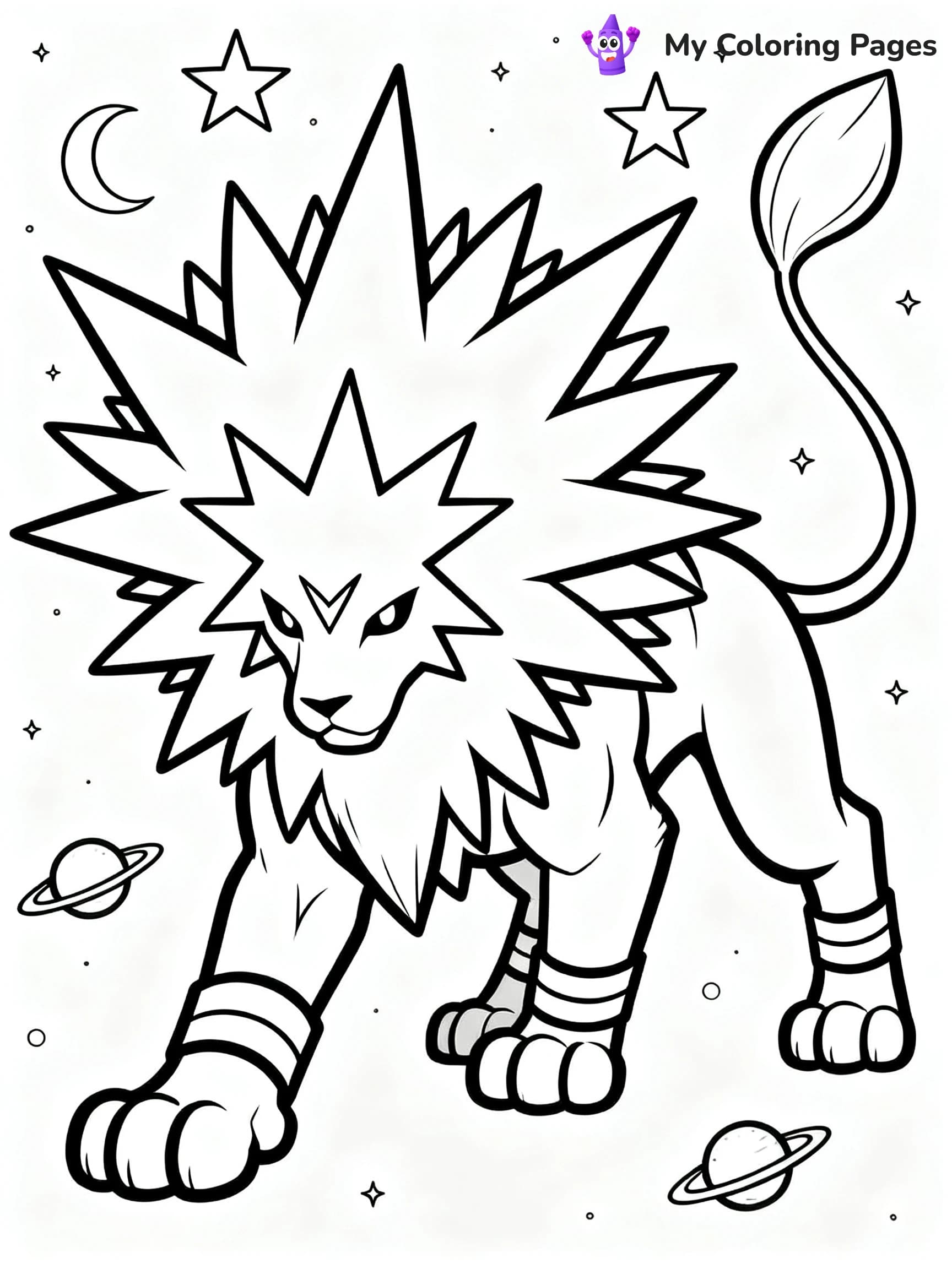 Solgaleo Coloring Pages - 13