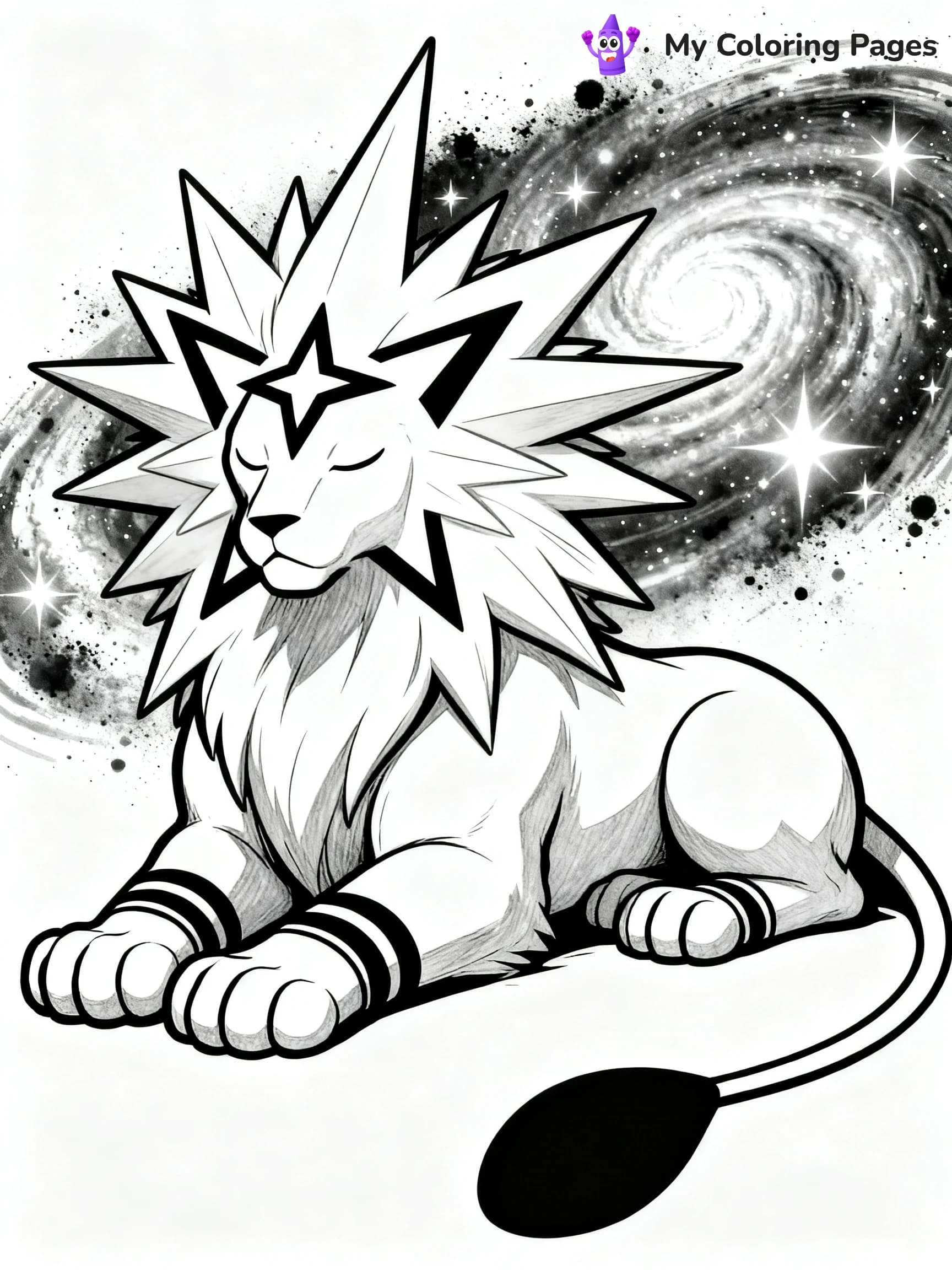 Solgaleo Coloring Pages - 12