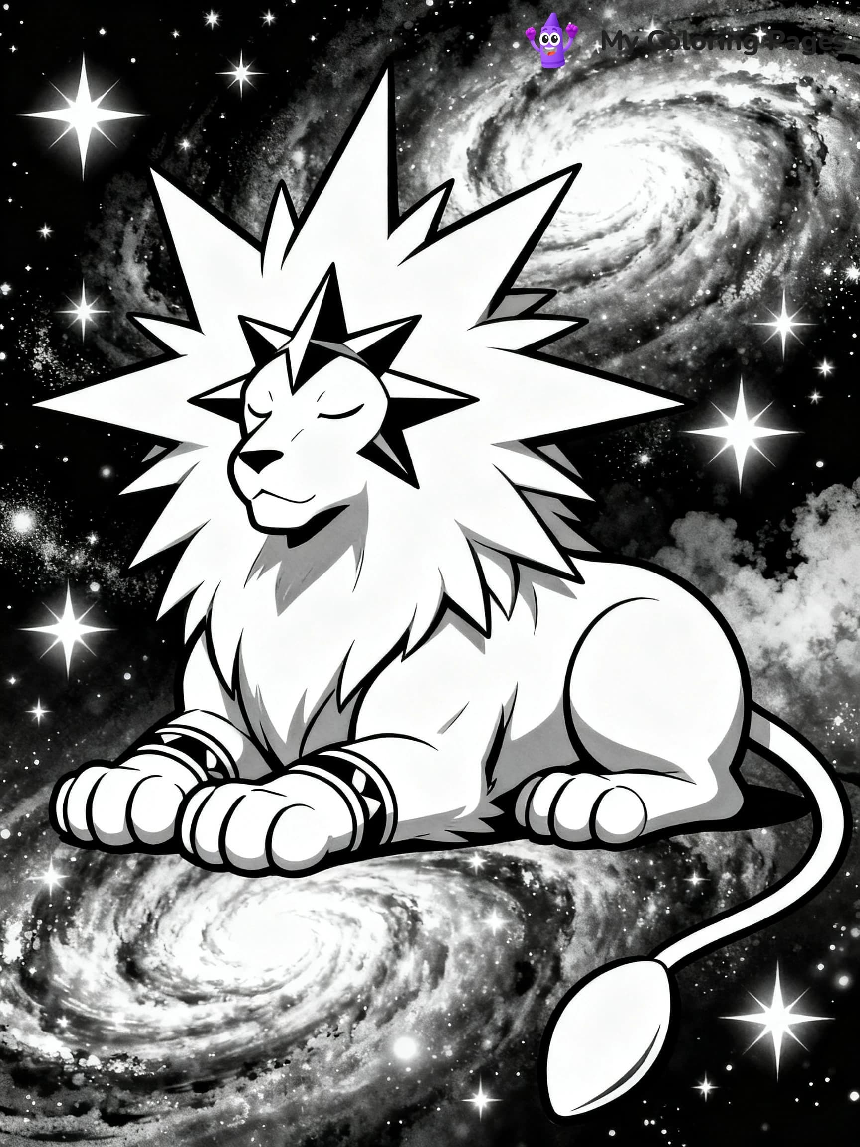 Solgaleo Coloring Pages - 11