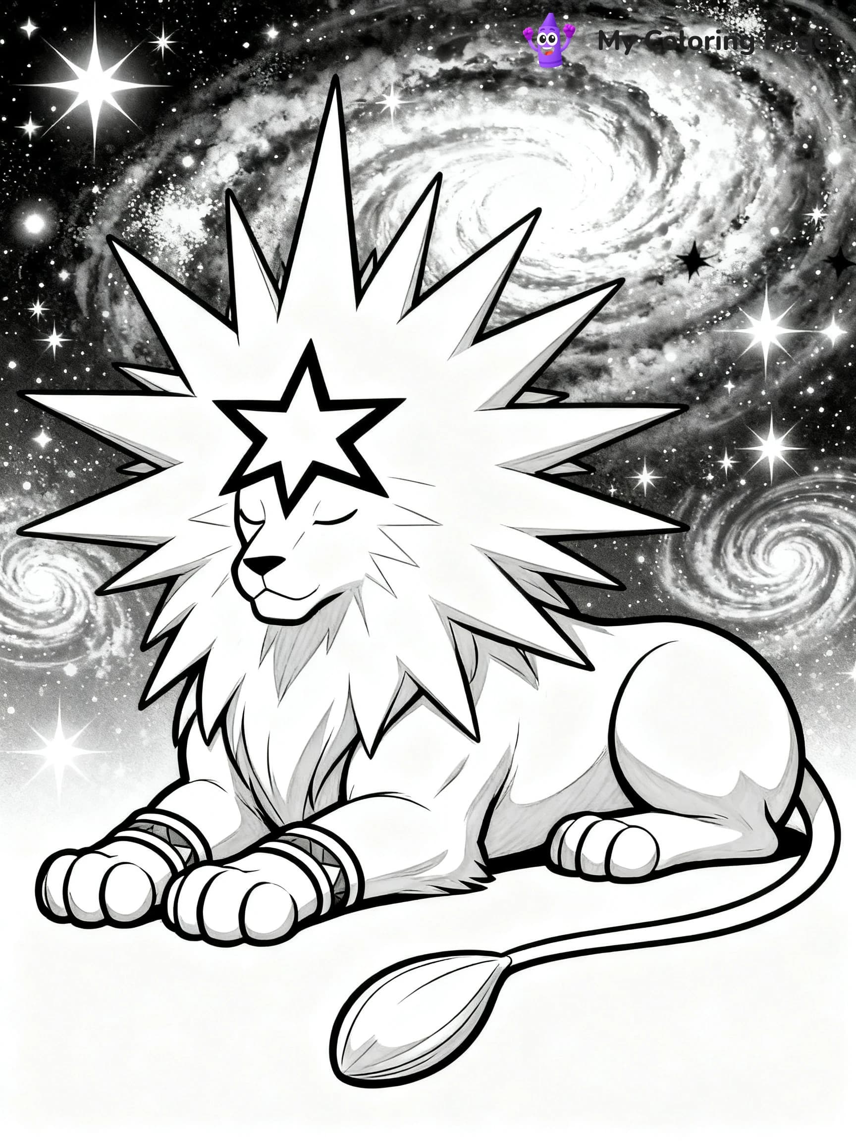 Solgaleo Coloring Pages - 10