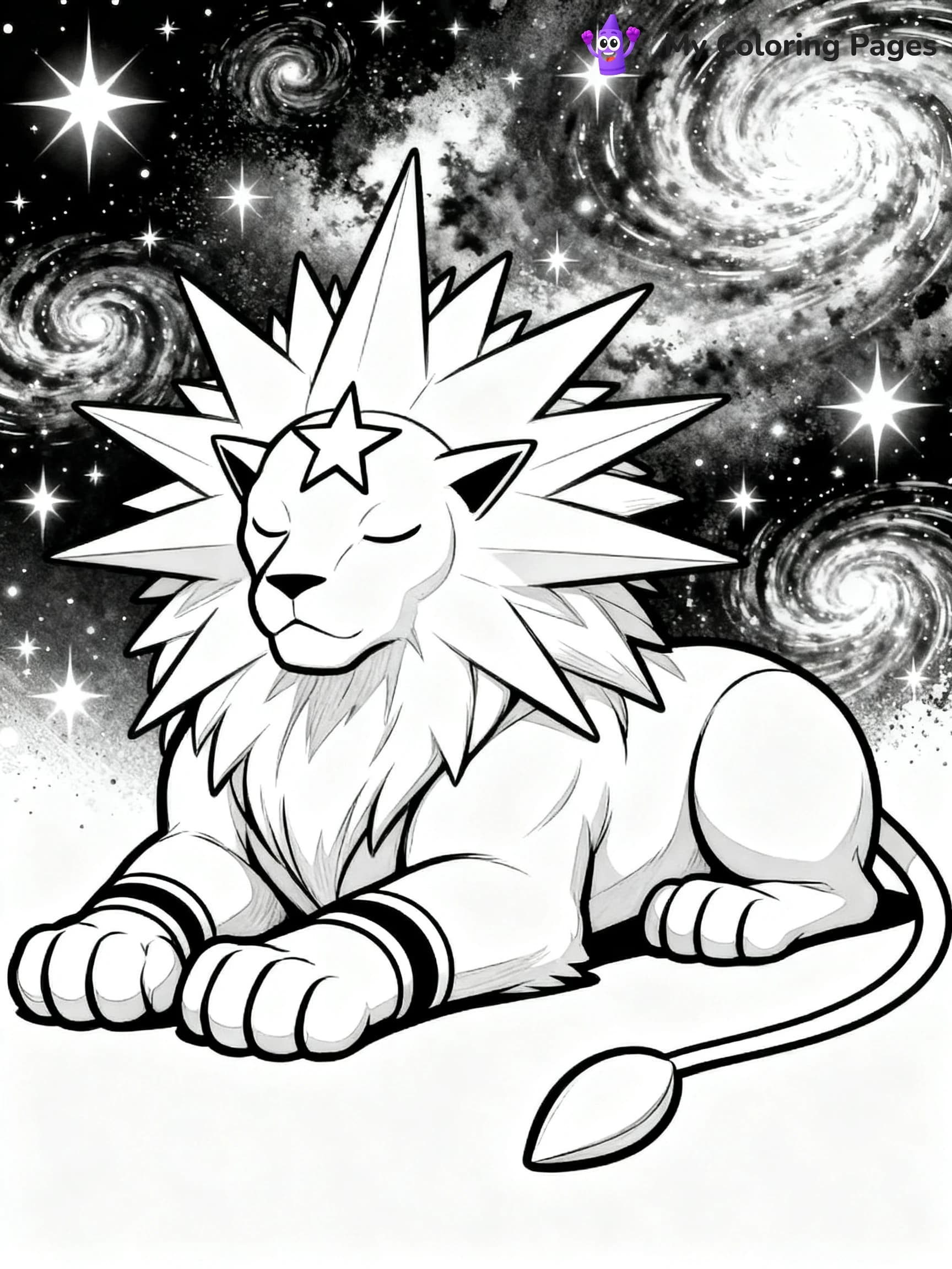 Solgaleo Coloring Pages - 9
