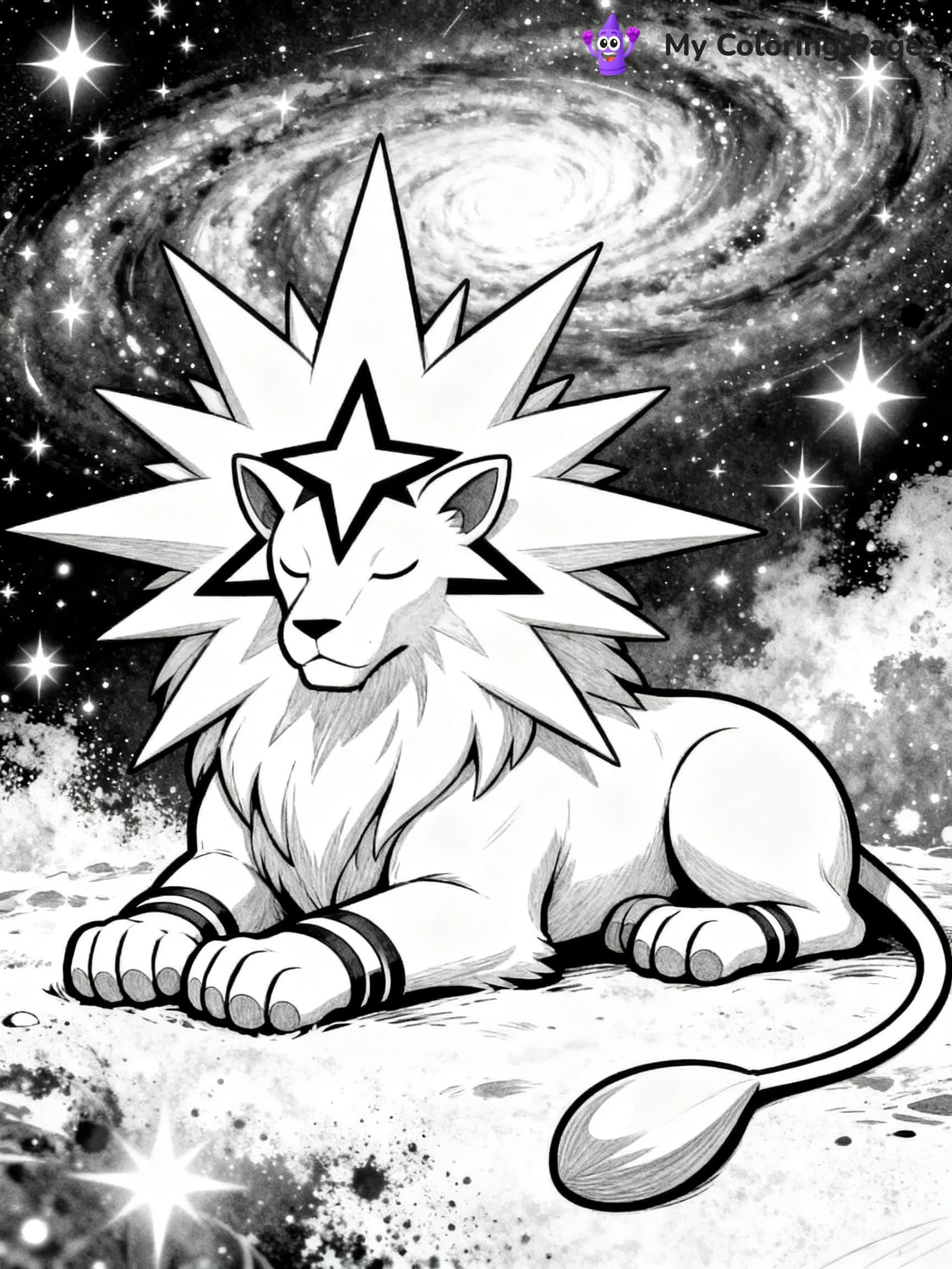 Solgaleo Coloring Pages - 8