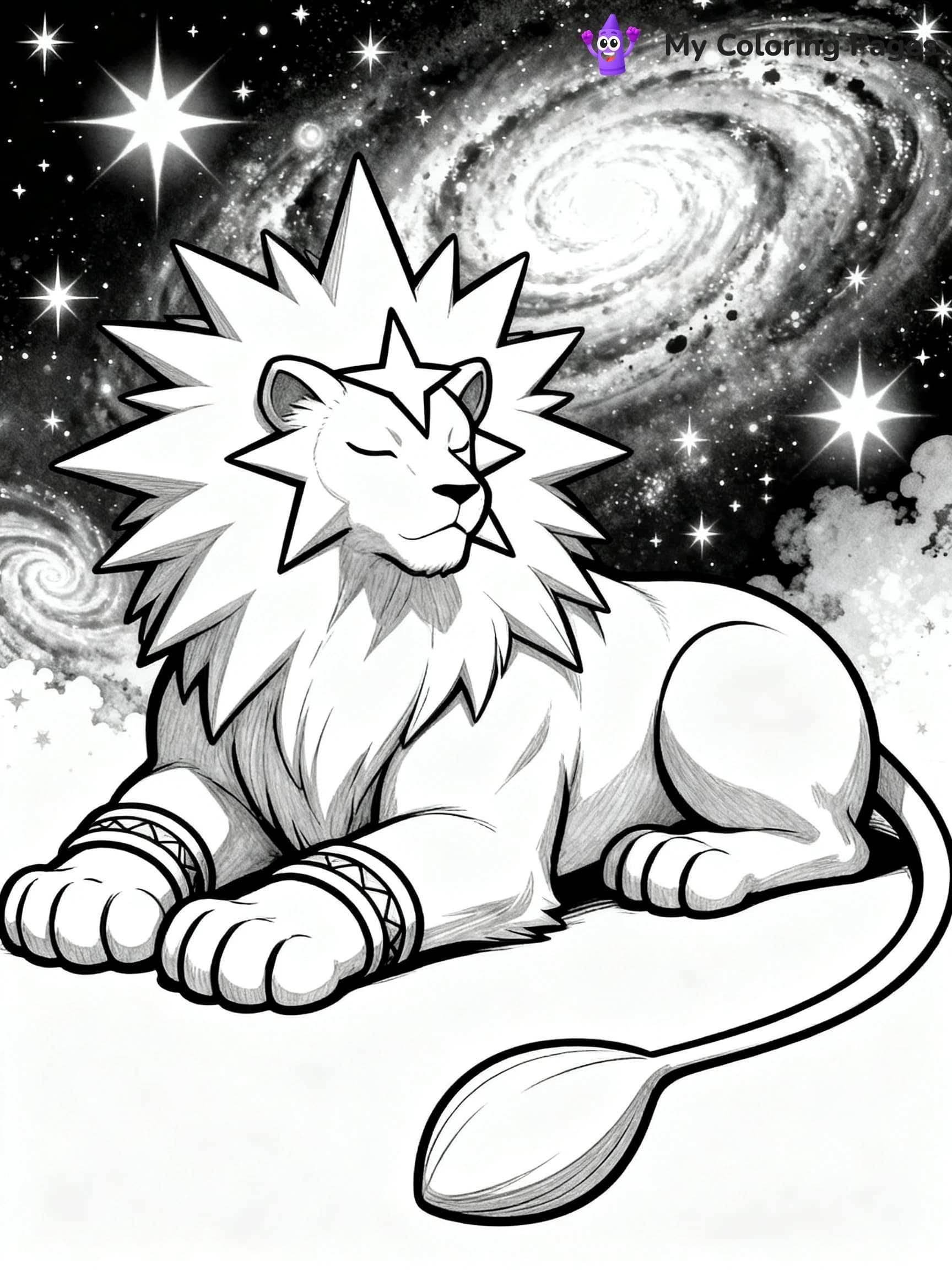 Solgaleo Coloring Pages - 7