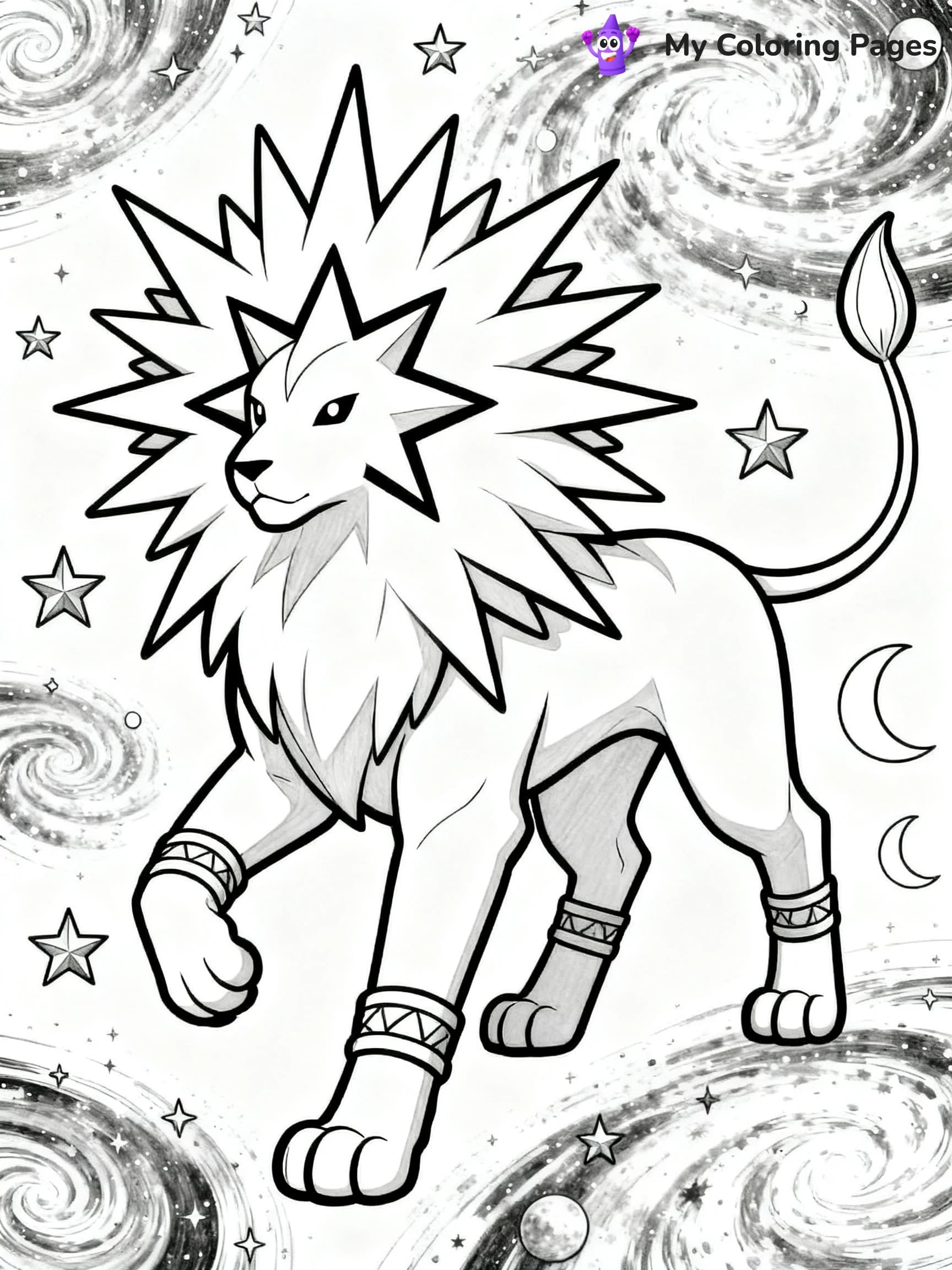 Solgaleo Coloring Pages - 6