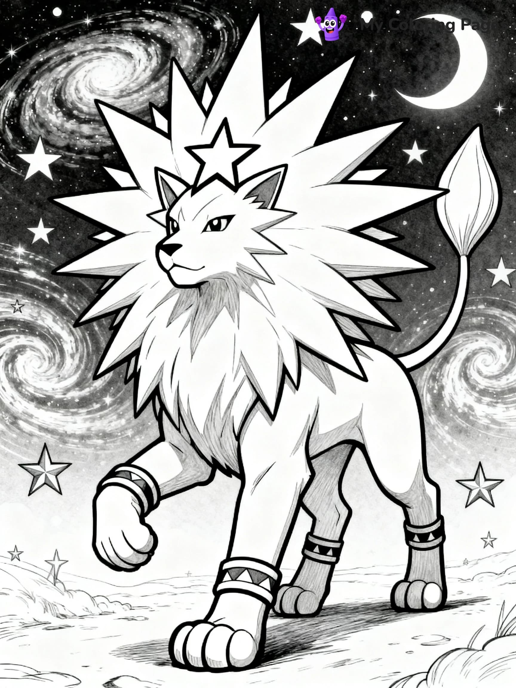 Solgaleo Coloring Pages - 5