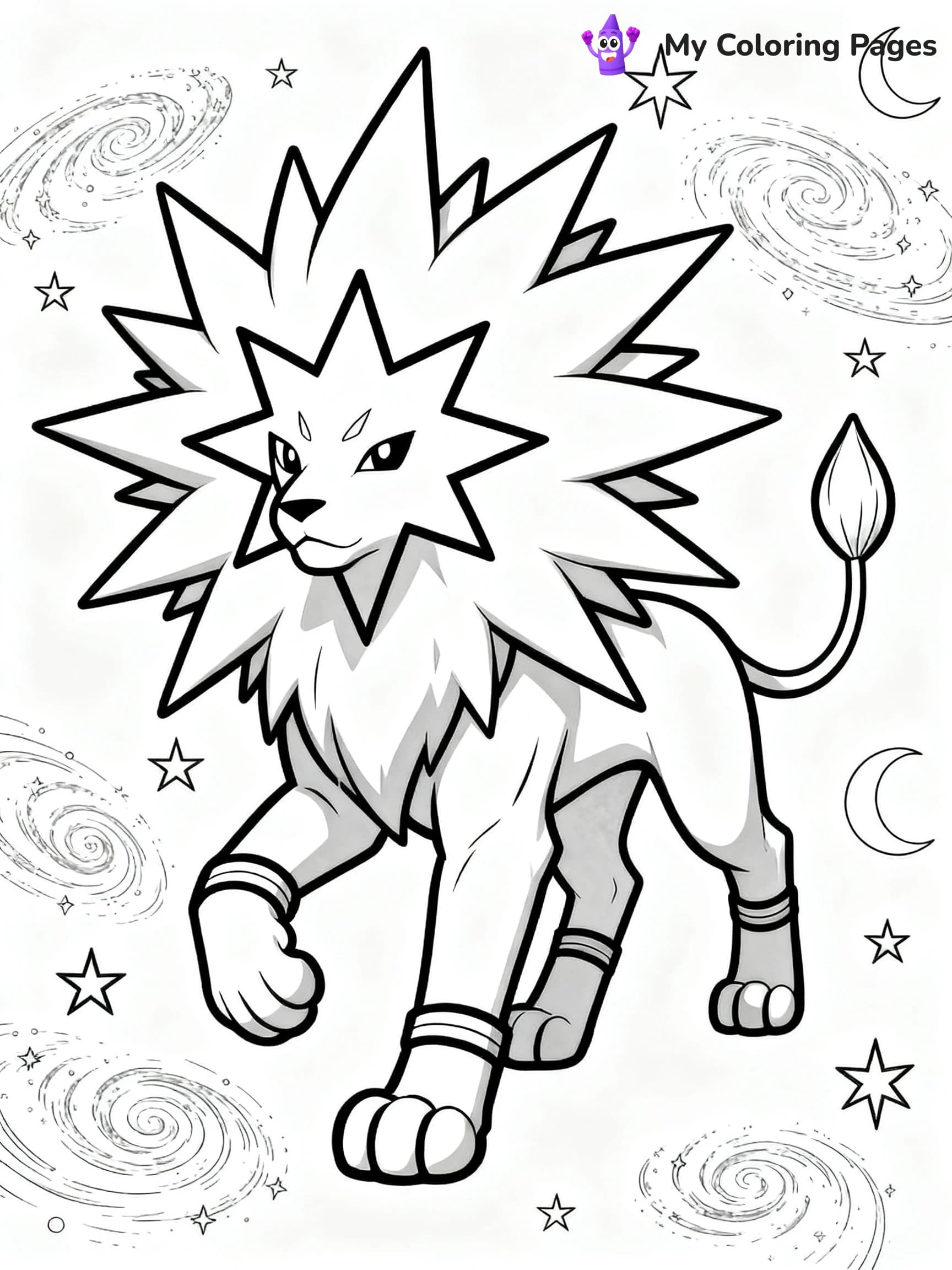 Solgaleo Coloring Pages - 4